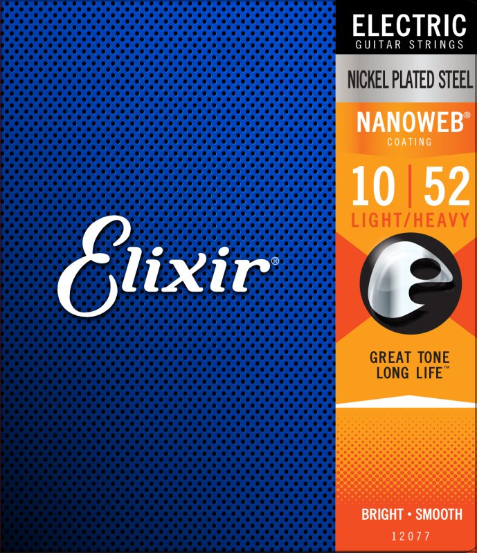 Elixir Nickel Plated Steel Electric Guitar Strings NANOWEB