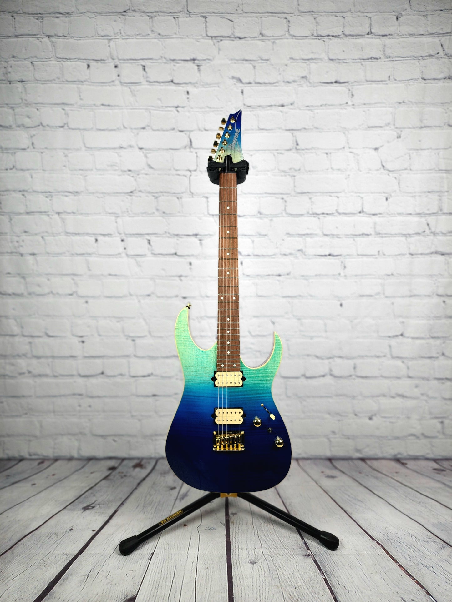 Ibanez RG421HPFM BRG 6 String Electric Guitar Blue Reef Gradiation