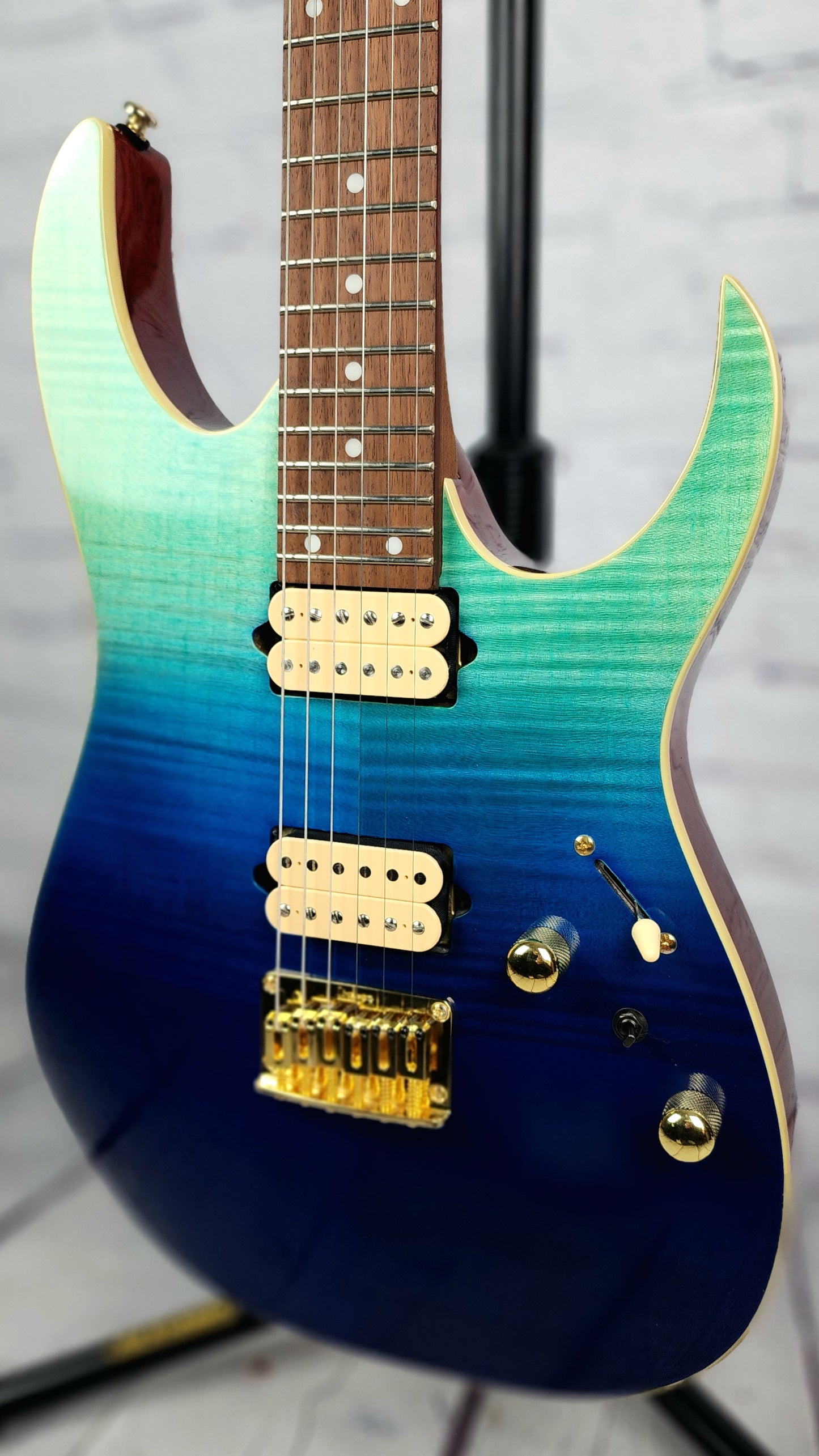 Ibanez RG421HPFM BRG 6 String Electric Guitar Blue Reef Gradiation