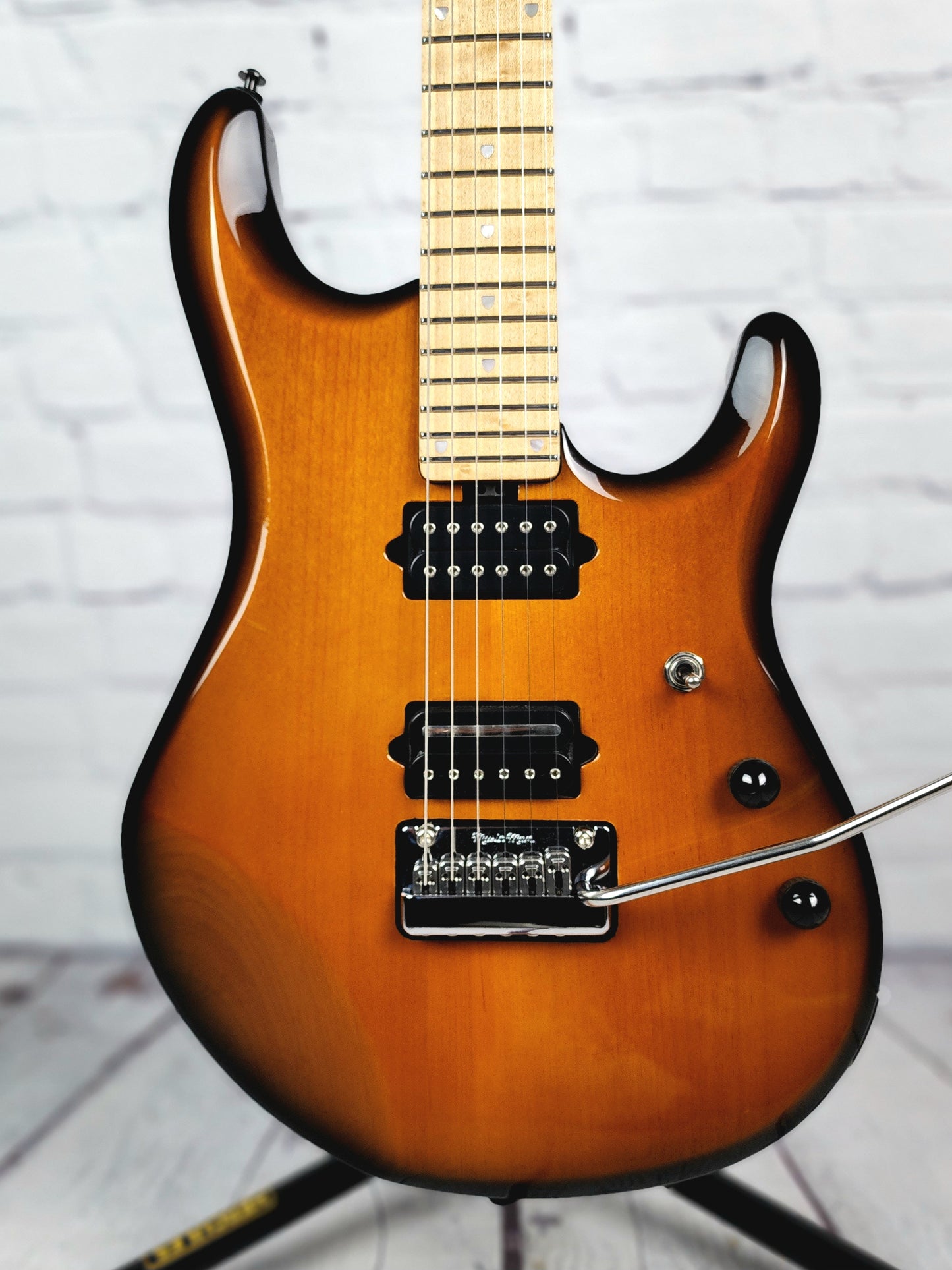 USED Ernie Ball Music Man JP6 John Petrucci 6 String Electric Guitar Tobacco Burst