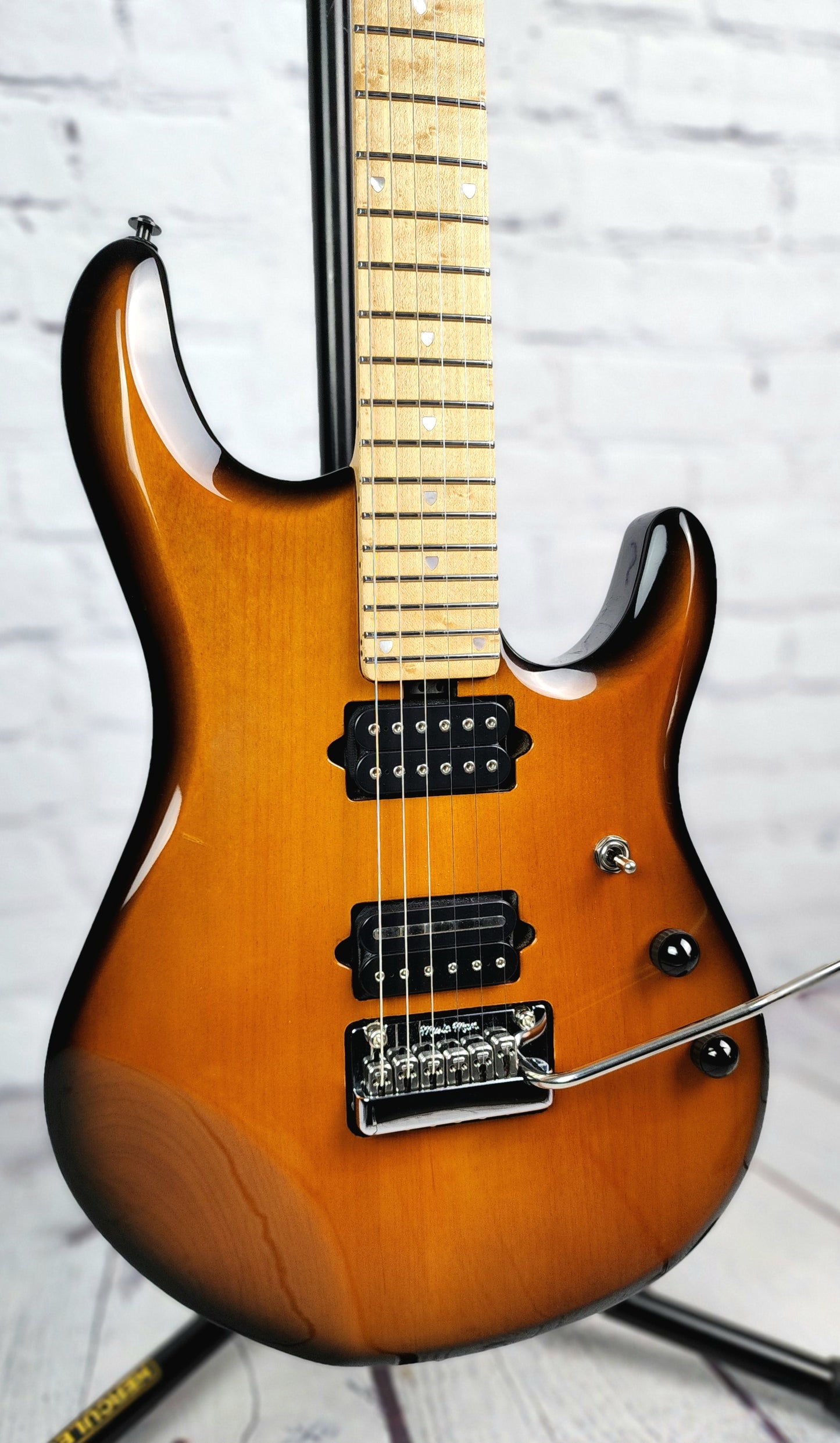 USED Ernie Ball Music Man JP6 John Petrucci 6 String Electric Guitar Tobacco Burst