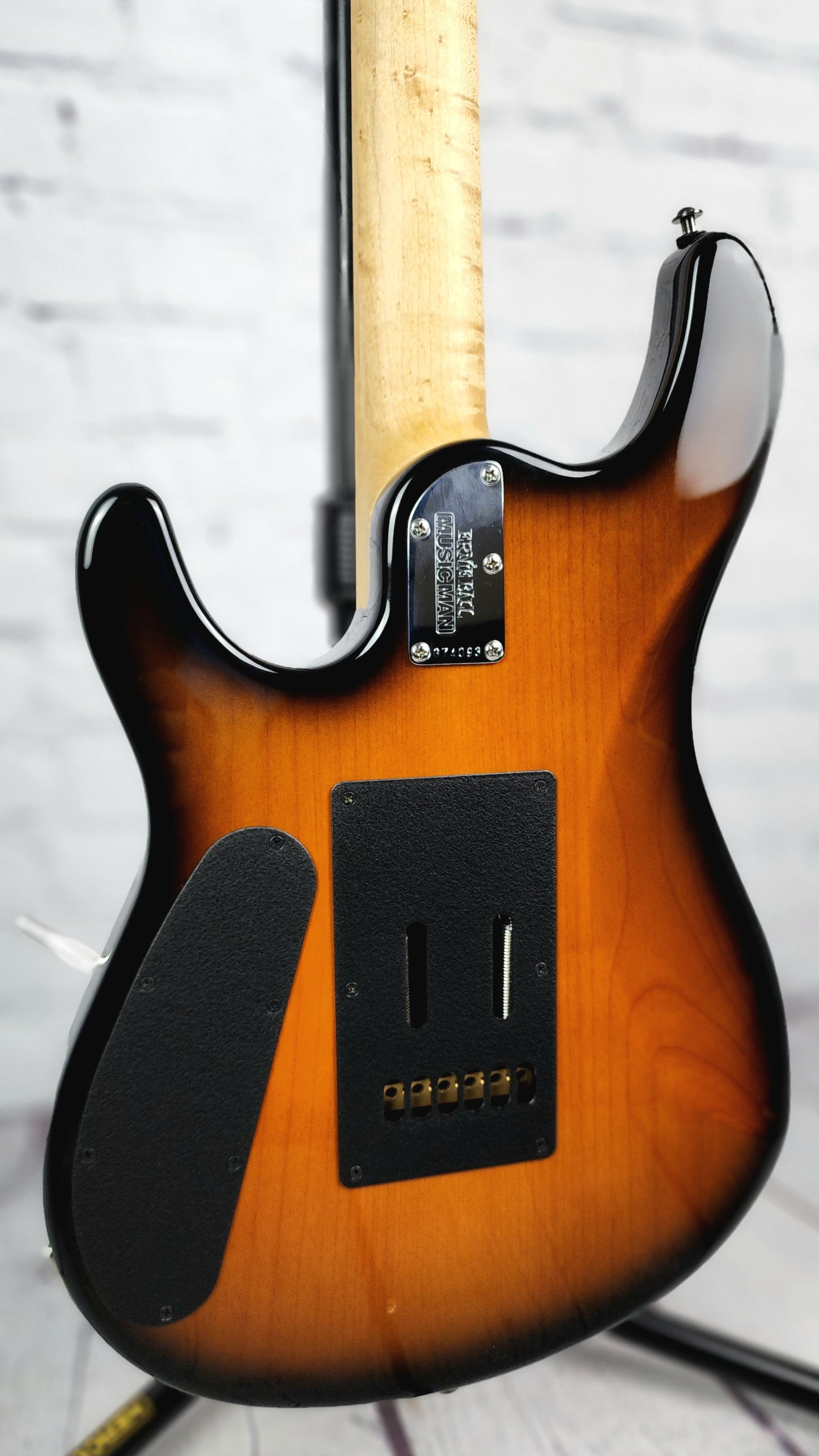 USED Ernie Ball Music Man JP6 John Petrucci 6 String Electric Guitar Tobacco Burst