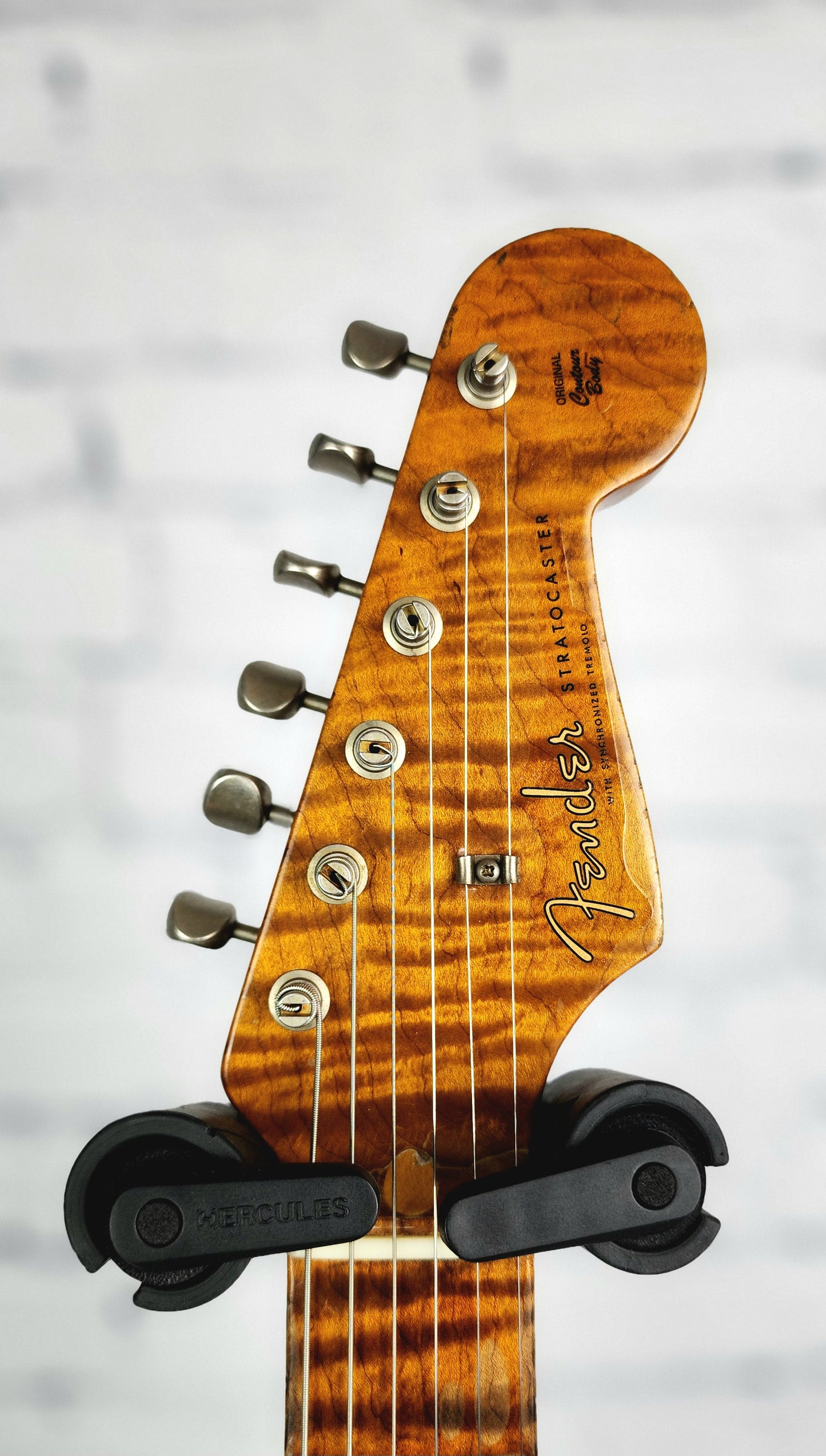 USED Fender Custom Shop Stratocaster Tomatillo 4A Roasted Flame Maple Neck Sunburst