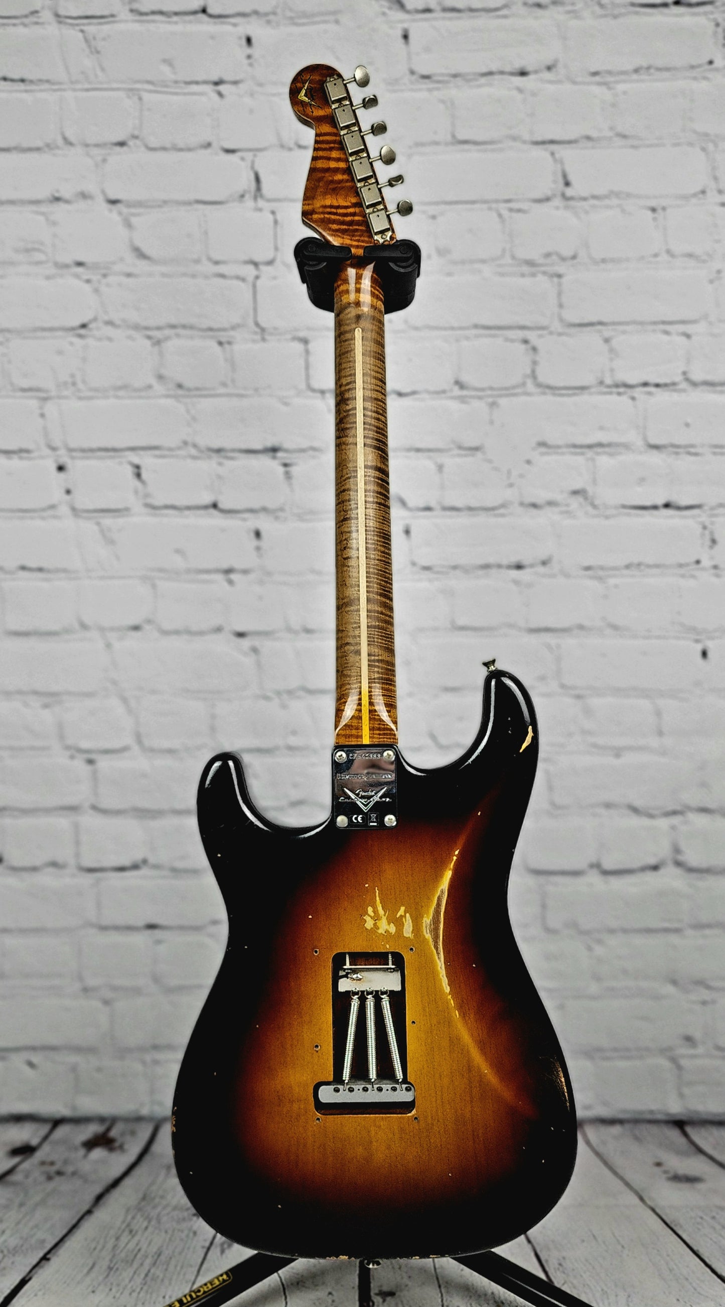 USED Fender Custom Shop Stratocaster Tomatillo 4A Roasted Flame Maple Neck Sunburst