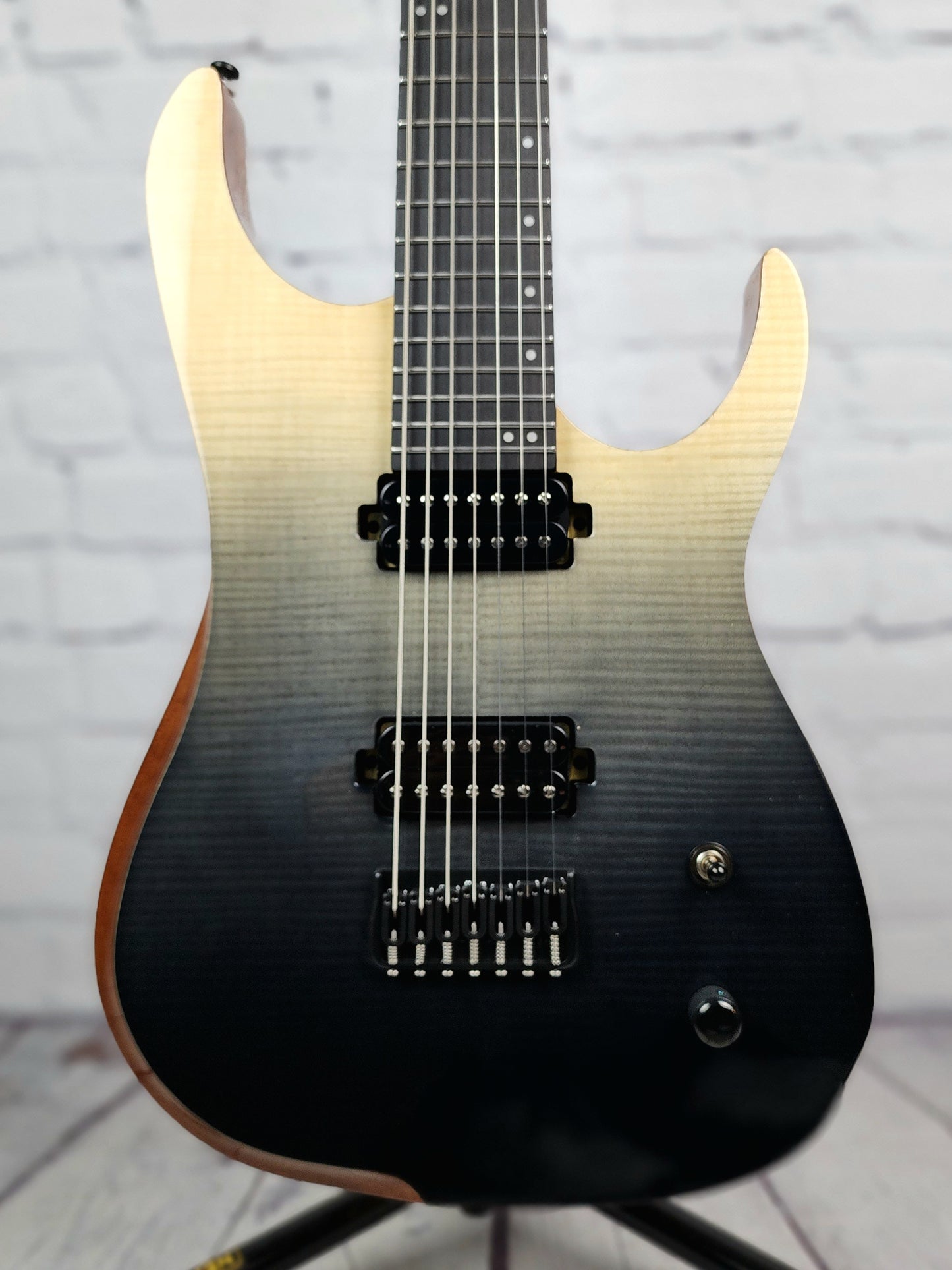 Cerberus Guitars Erebus 7 String Electric Guitar 27" Baritone Hades Fade
