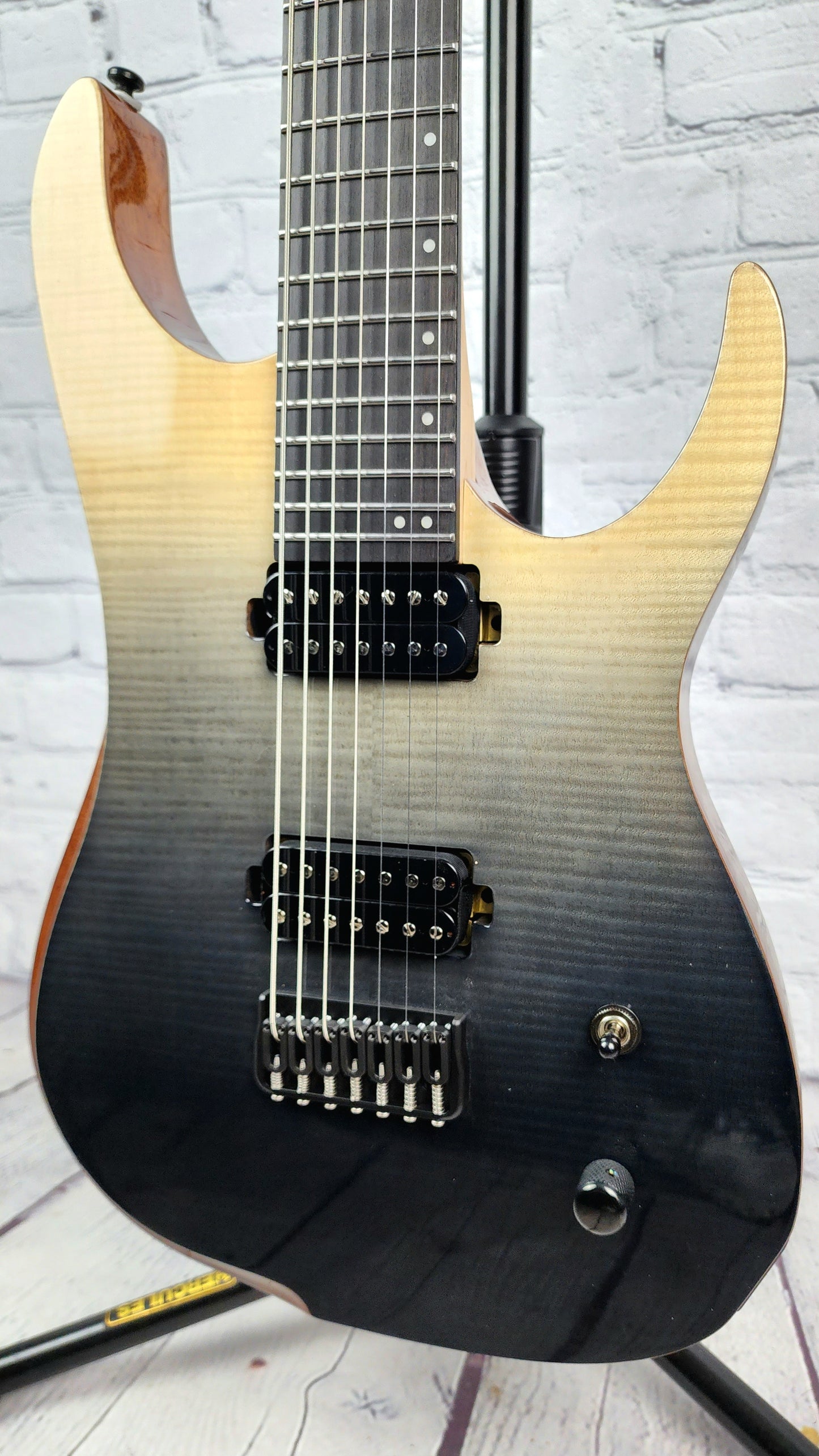 Cerberus Guitars Erebus 7 String Electric Guitar 27" Baritone Hades Fade