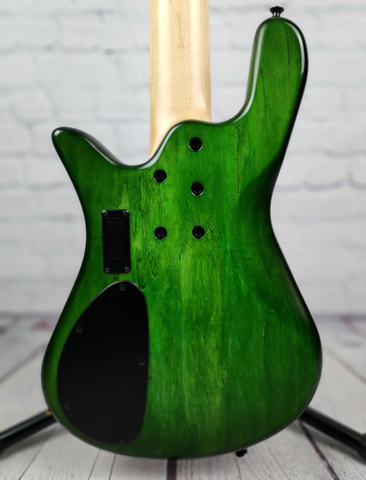 USED Spector USA NS5-H2 5 String Bass Quilt Maple Green Matte