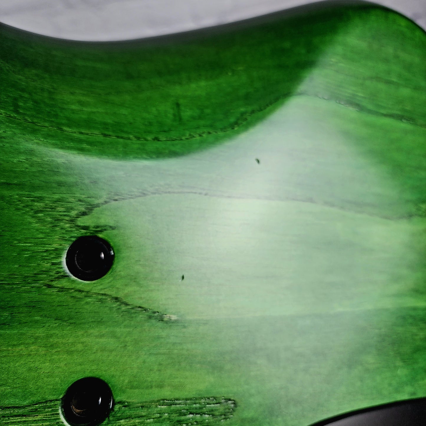 USED Spector USA NS5-H2 5 String Bass Quilt Maple Green Matte