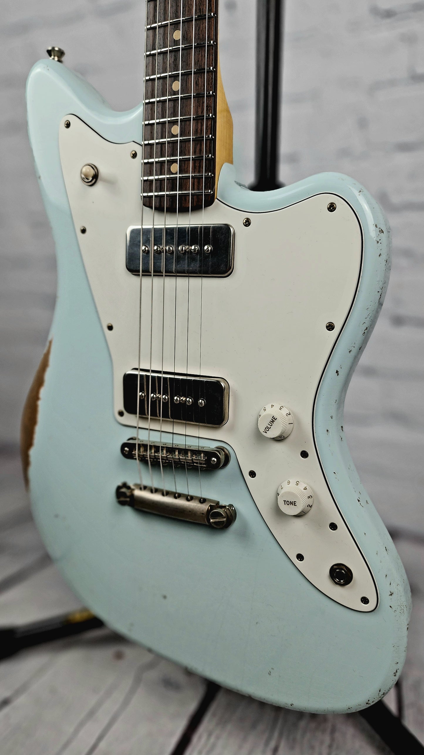 Fano Guitars JM6 Oltre 6 String Electric Guitar RW Lollar 50s Wind P90 Blue Boy