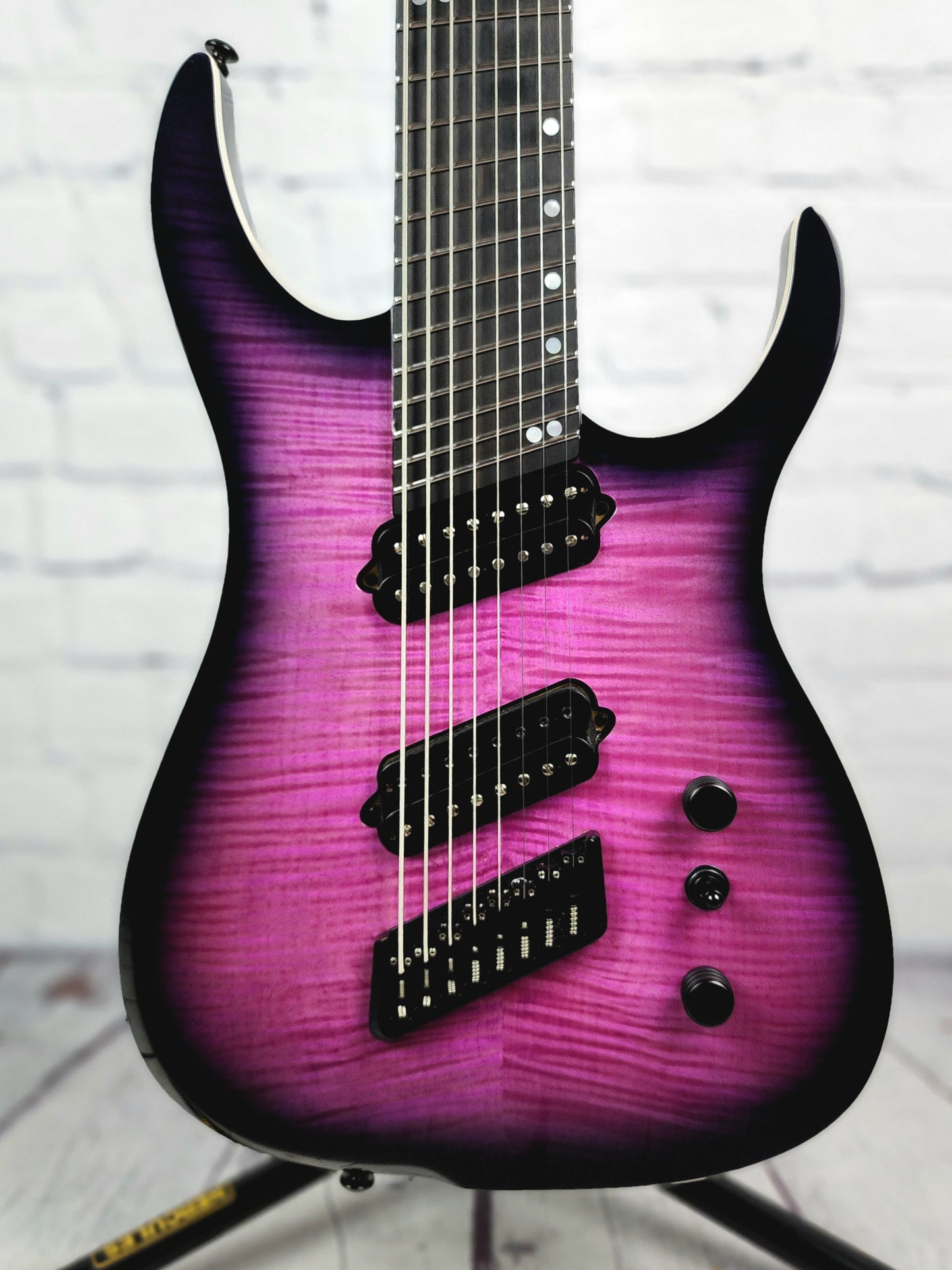 USED Ormsby Hype GTR 8 String Electric Guitar Purr Pull w/Hard Shell