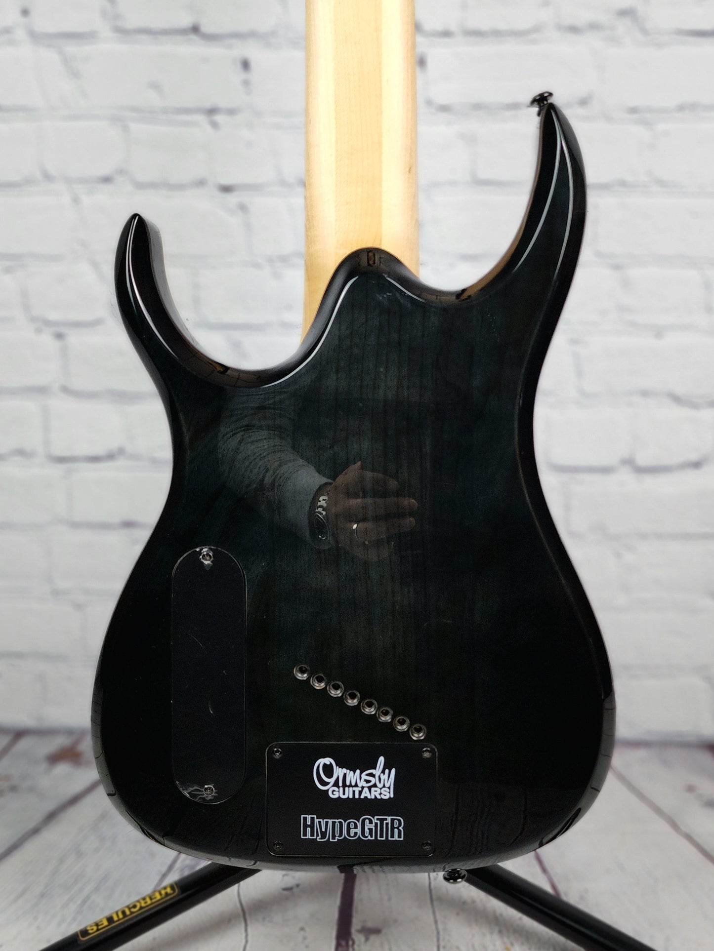USED Ormsby Hype GTR 8 String Electric Guitar Purr Pull w/Hard Shell