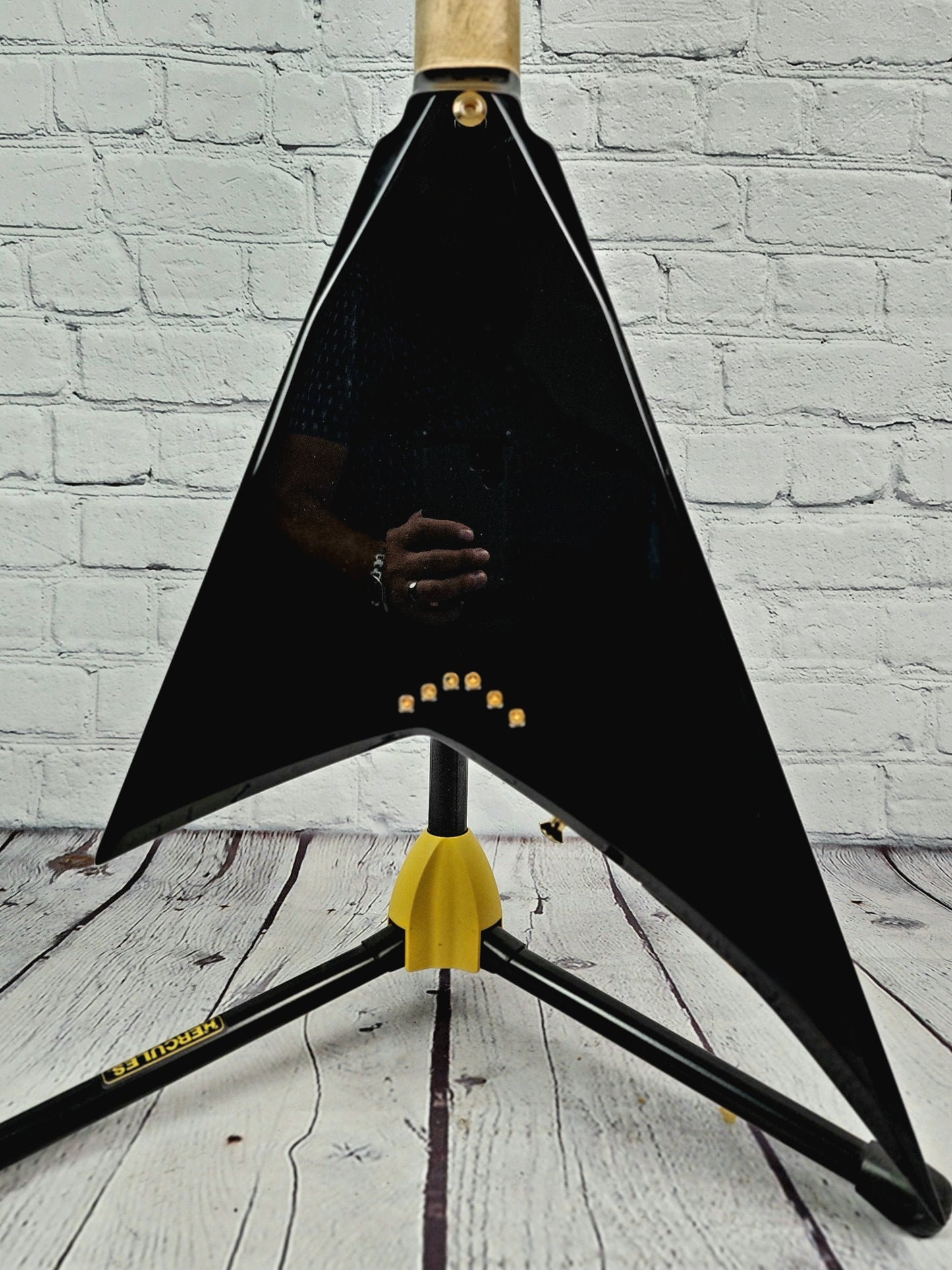 USED Jackson Pro RRT-5 Randy Rhoads V Electric Guitar Gloss Black