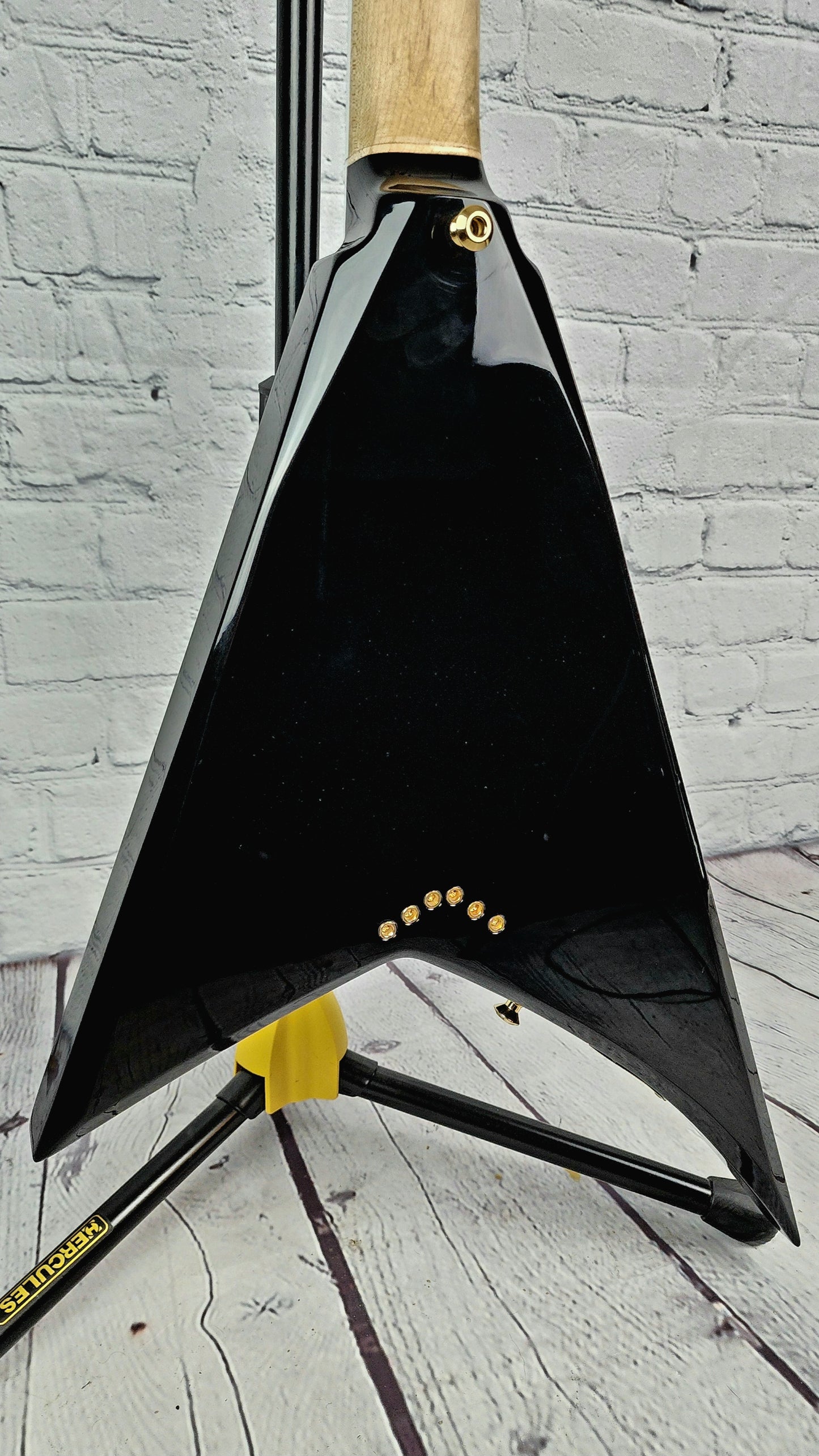 USED Jackson Pro RRT-5 Randy Rhoads V Electric Guitar Gloss Black