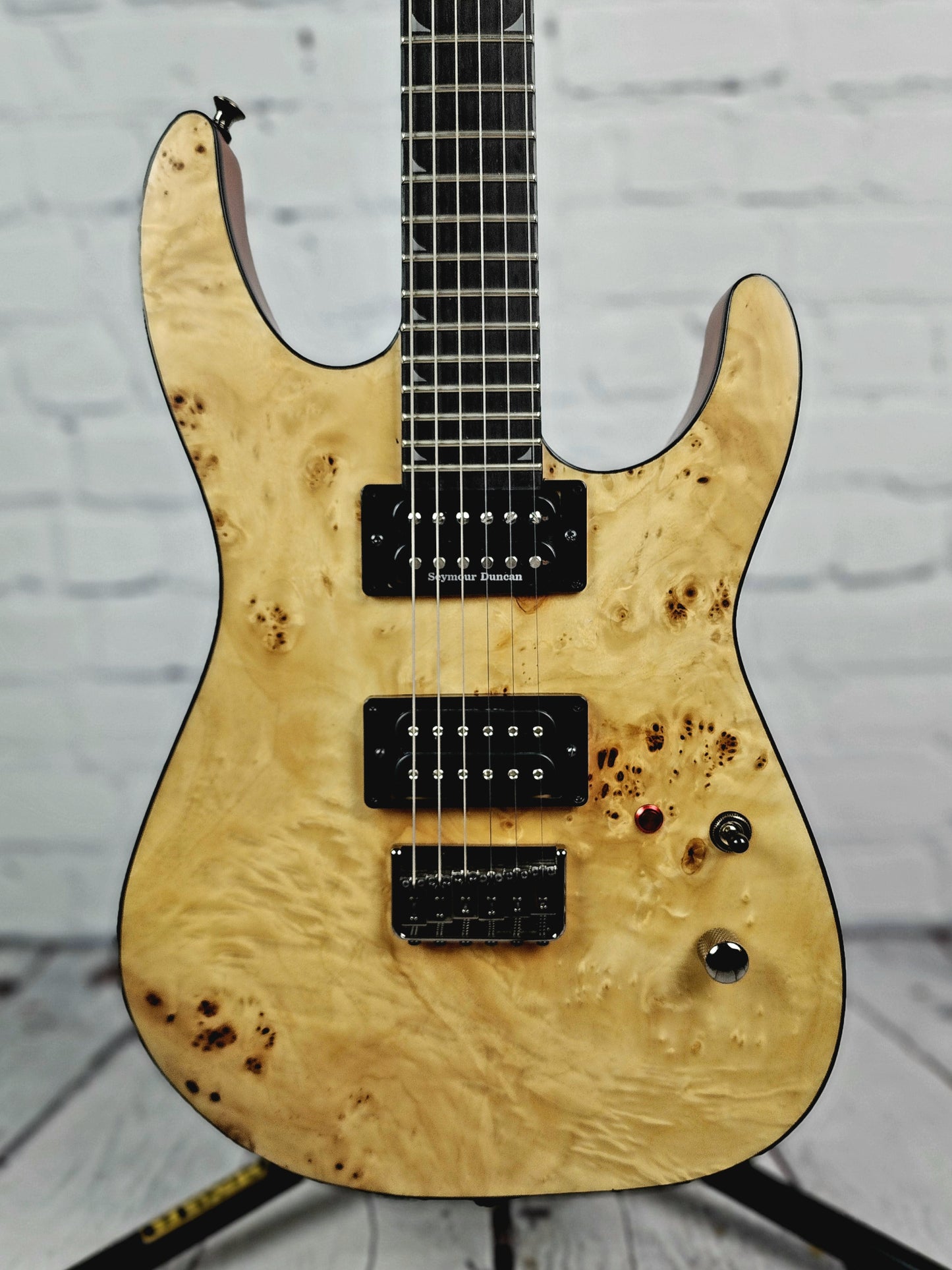 USED Jackson Pro Series Soloist SL2P HT MAH Electric Guitar Desert Sand Burl