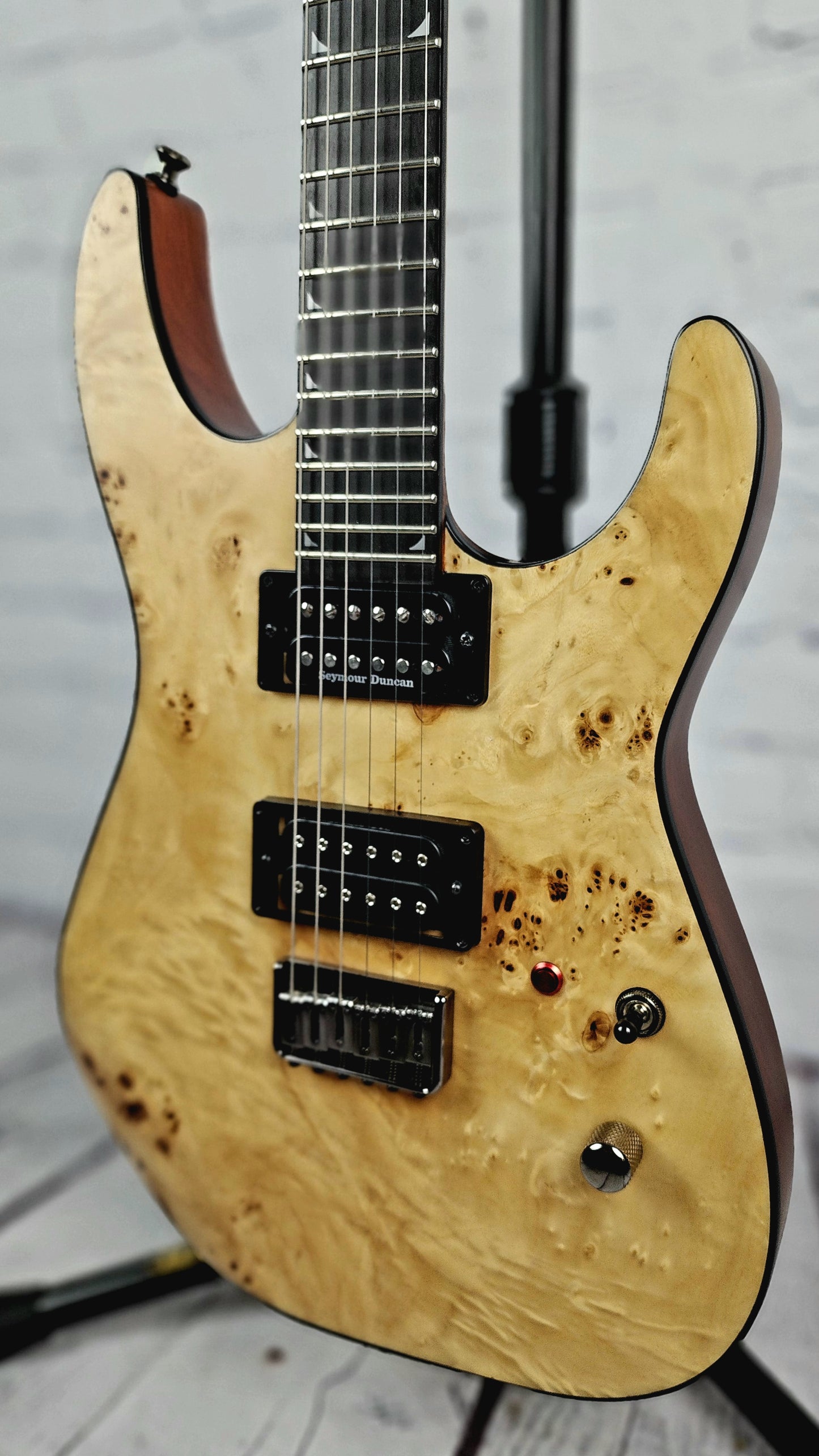 USED Jackson Pro Series Soloist SL2P HT MAH Electric Guitar Desert Sand Burl