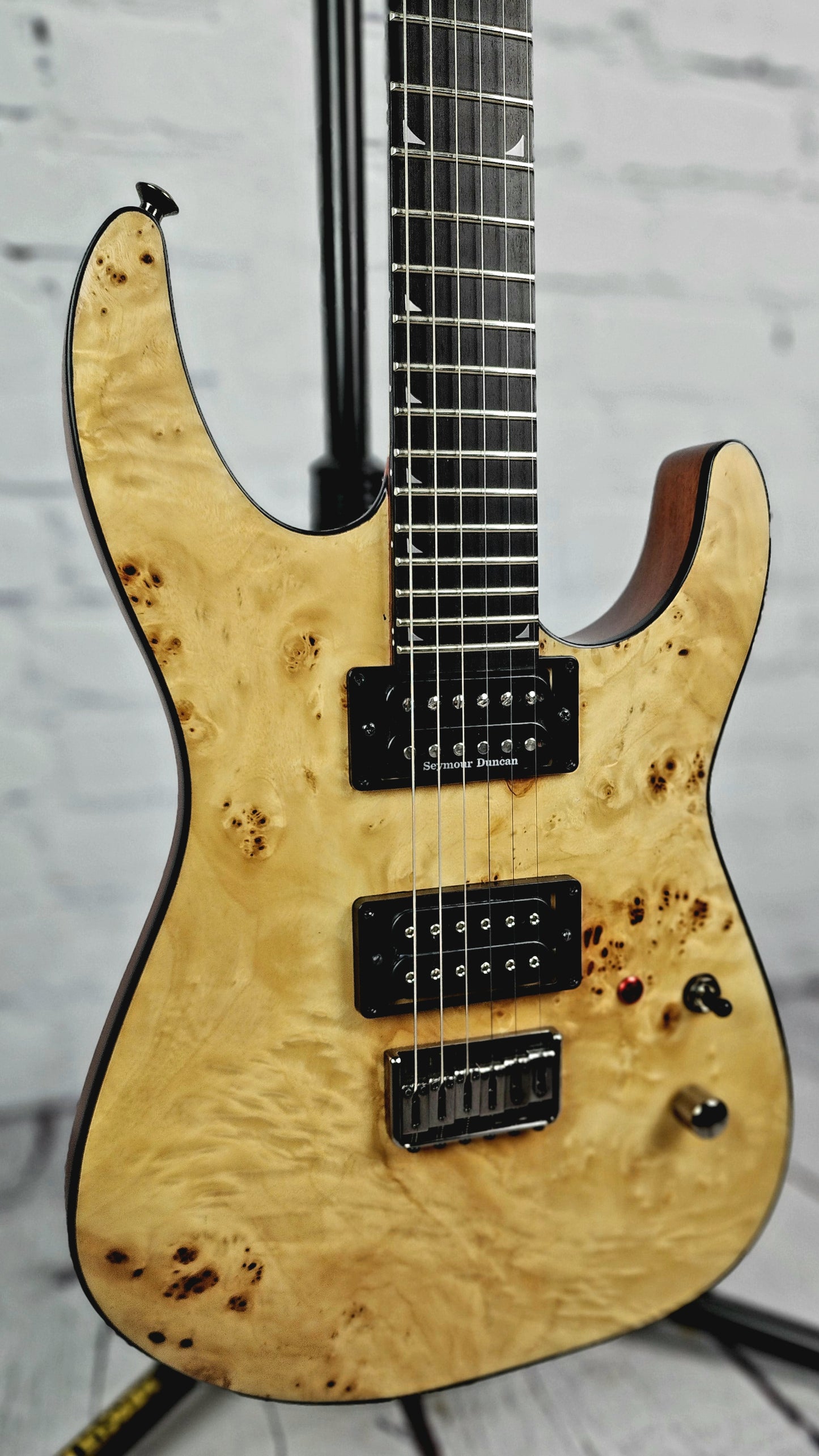 USED Jackson Pro Series Soloist SL2P HT MAH Electric Guitar Desert Sand Burl