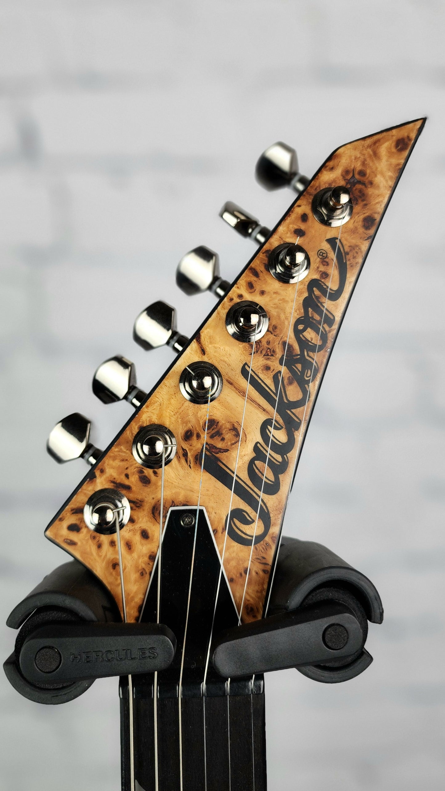 USED Jackson Pro Series Soloist SL2P HT MAH Electric Guitar Desert Sand Burl