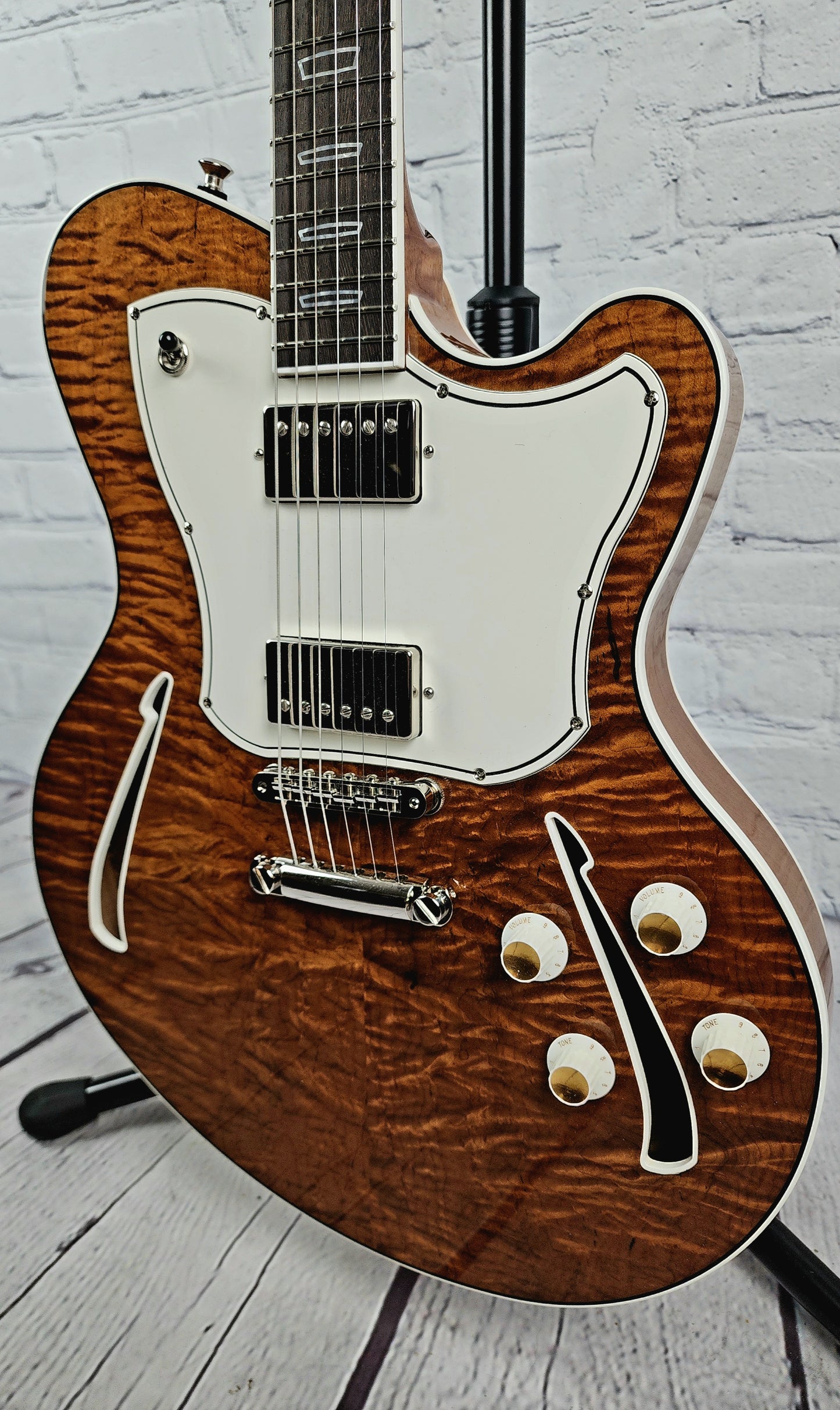 Kauer Guitars Super Chief Semi-Hollow Electric Guitar Double Roasted Maple