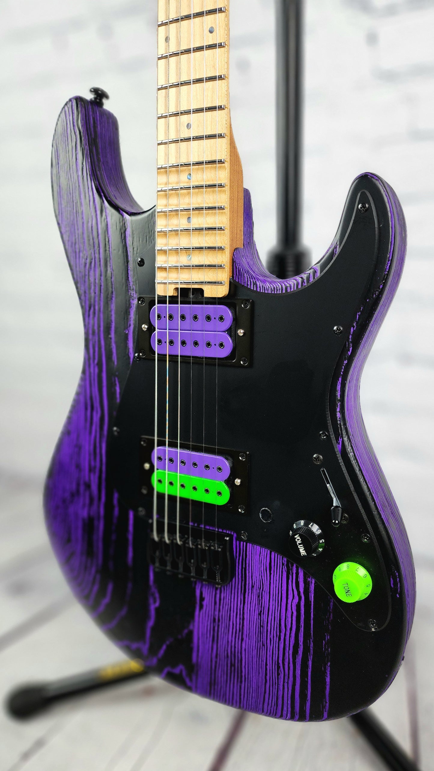 USED ESP LTD SN-1000 6 String Electric Guitar Purple Blast