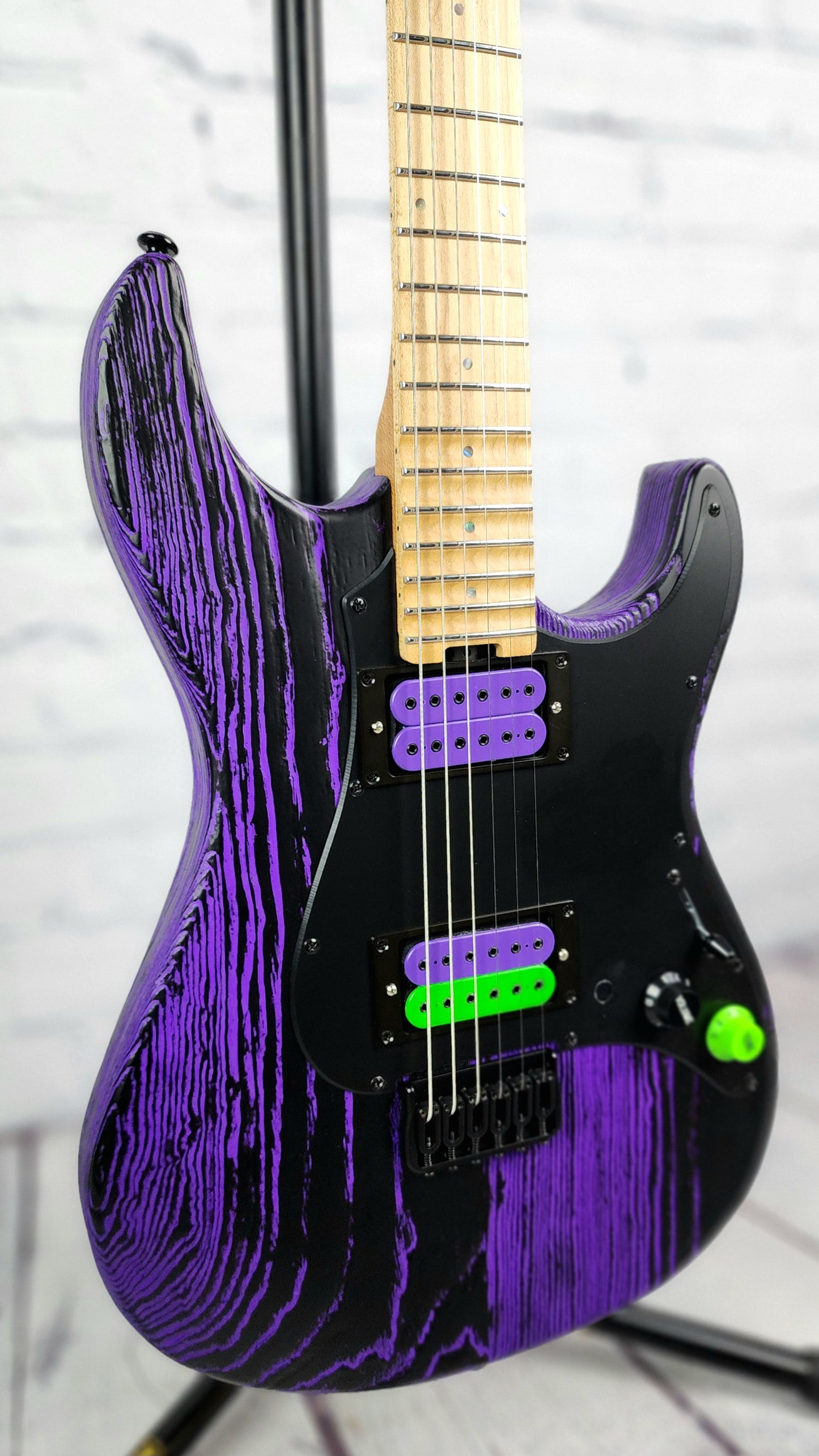 USED ESP LTD SN-1000 6 String Electric Guitar Purple Blast