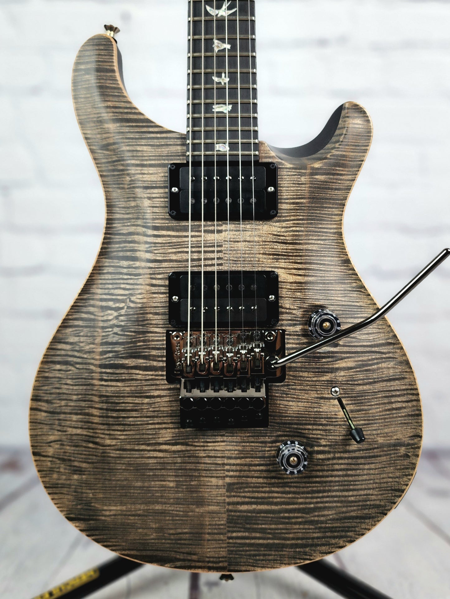 USED Paul Reed Smith PRS Core Custom 24 Wood Library 10 Top Electric Guitar Charcoal