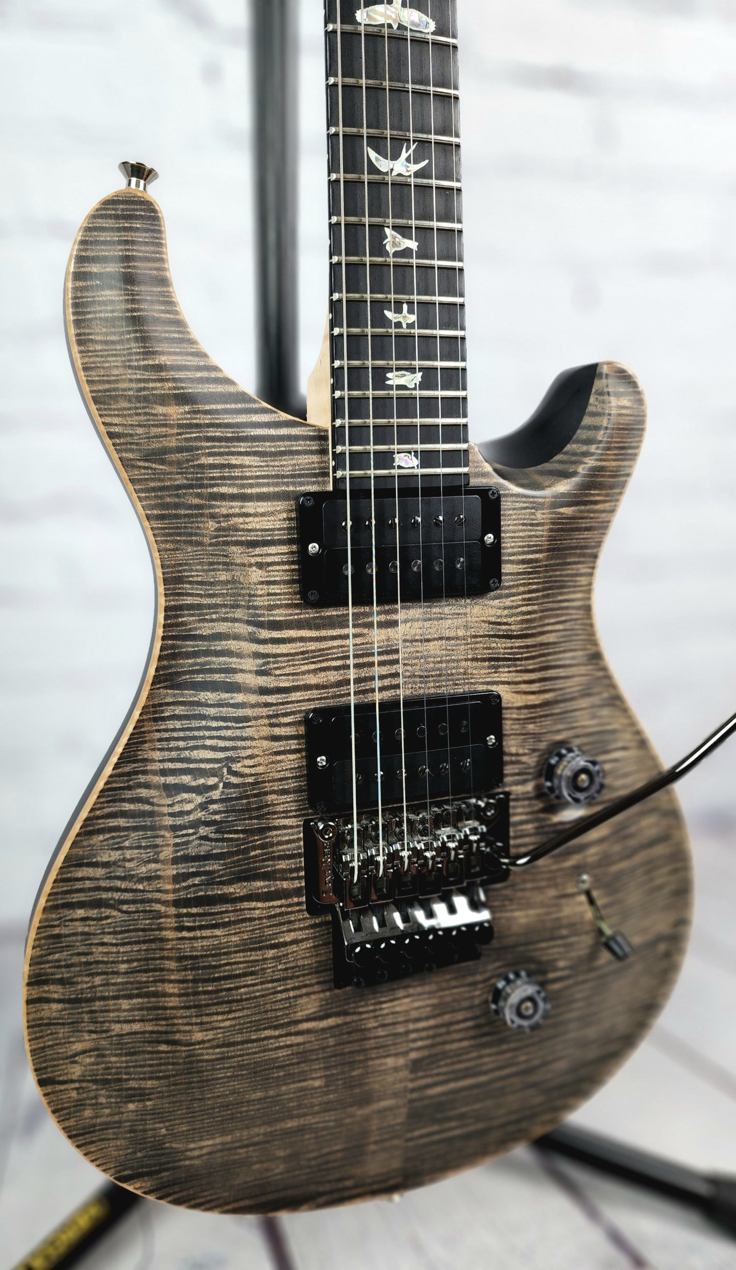 USED Paul Reed Smith PRS Core Custom 24 Wood Library 10 Top Electric Guitar Charcoal