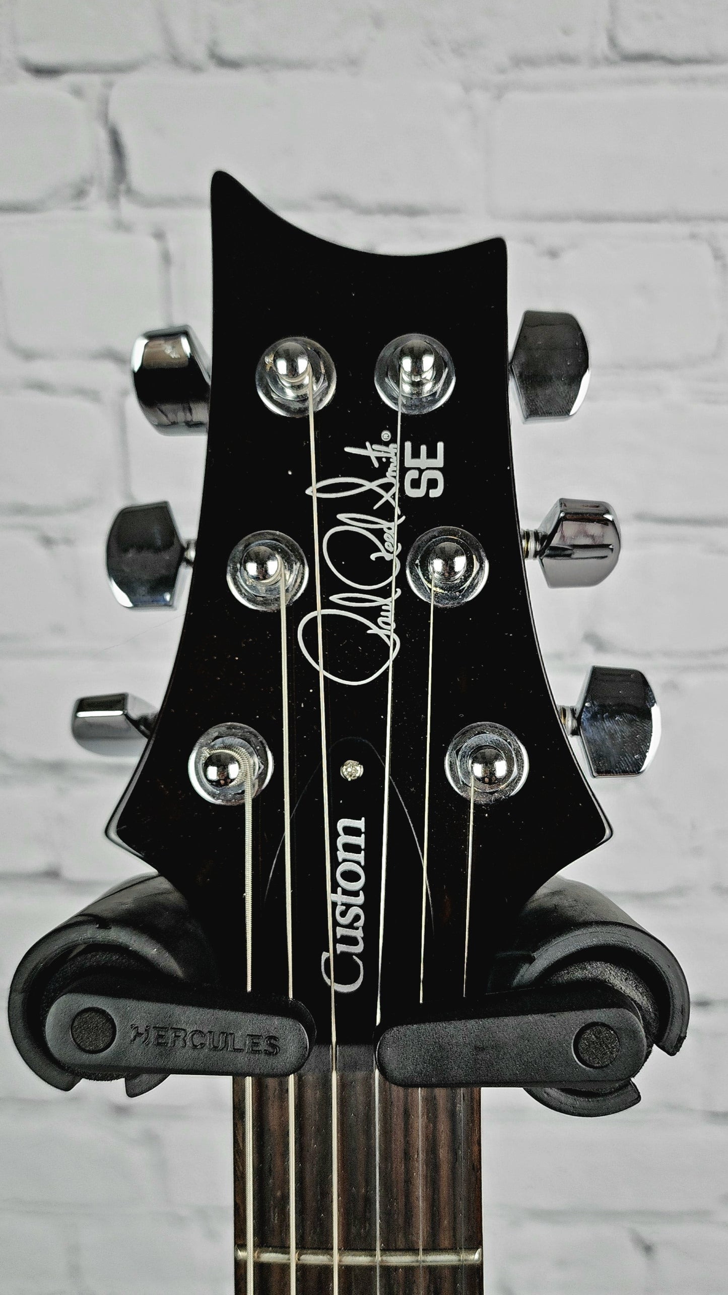 USED Paul Reed Smith PRS SE Custom 24 6 String Electric Guitar Black Gold