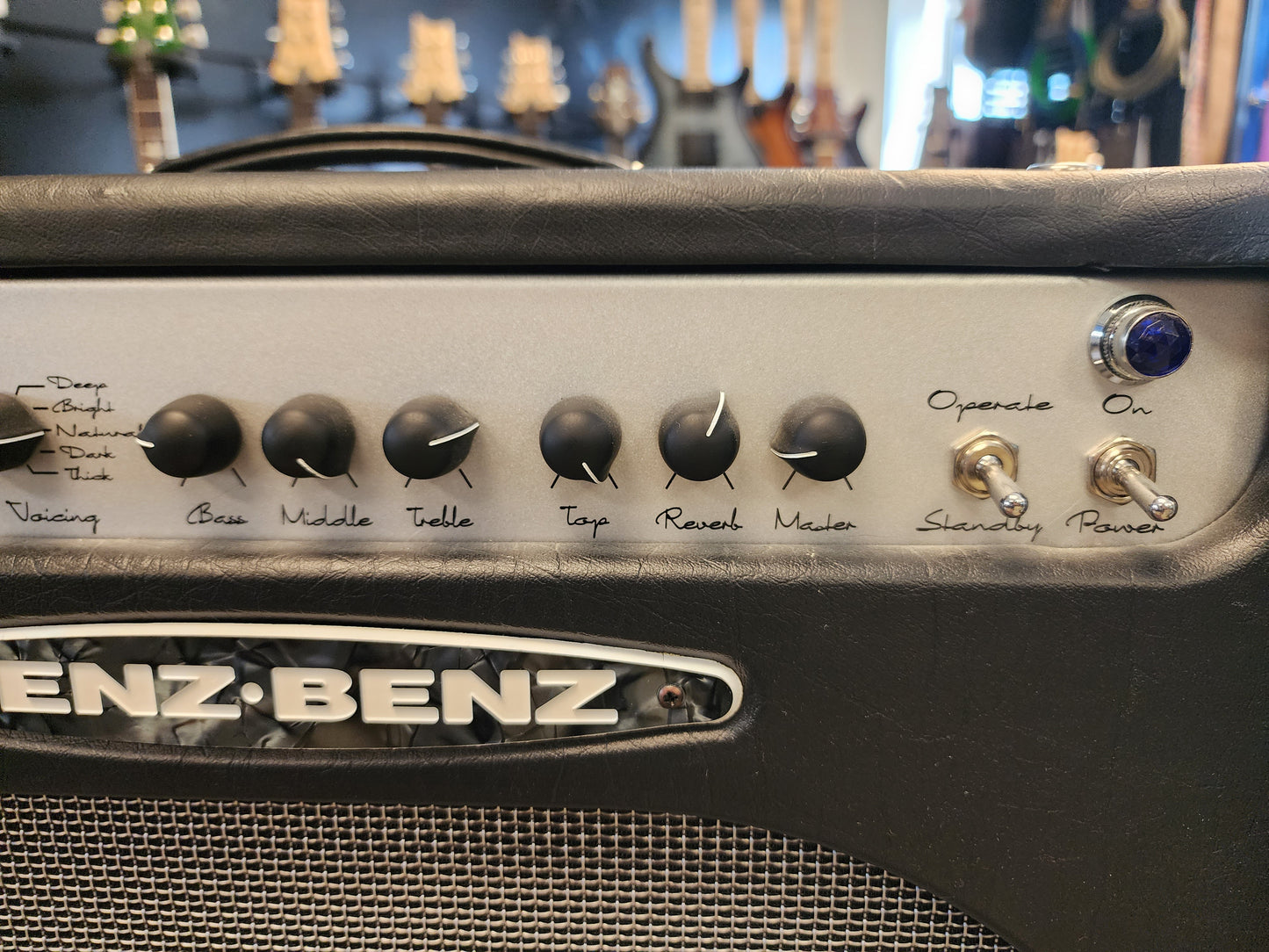 USED Genz Benz Black Pearl 30w Head and 2x12 Cabinet Black Tolex