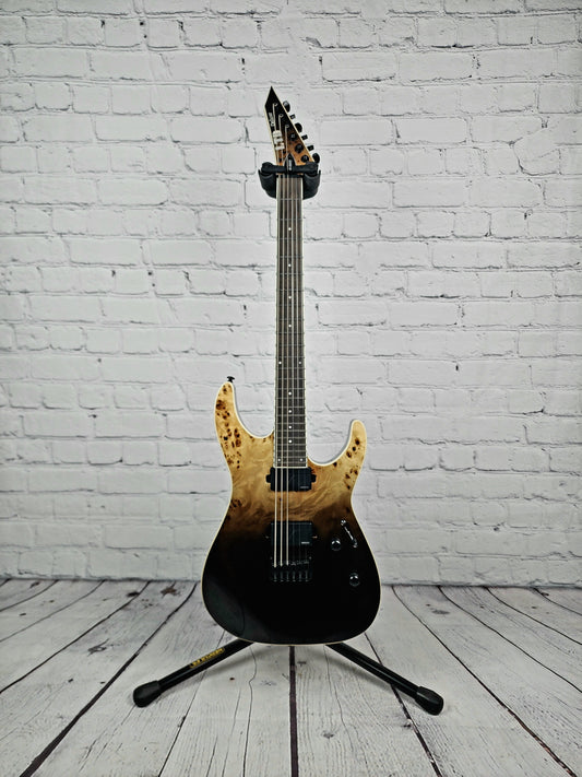 USED ESP LTD M-1000HT Deluxe Electric Guitar Black Fade