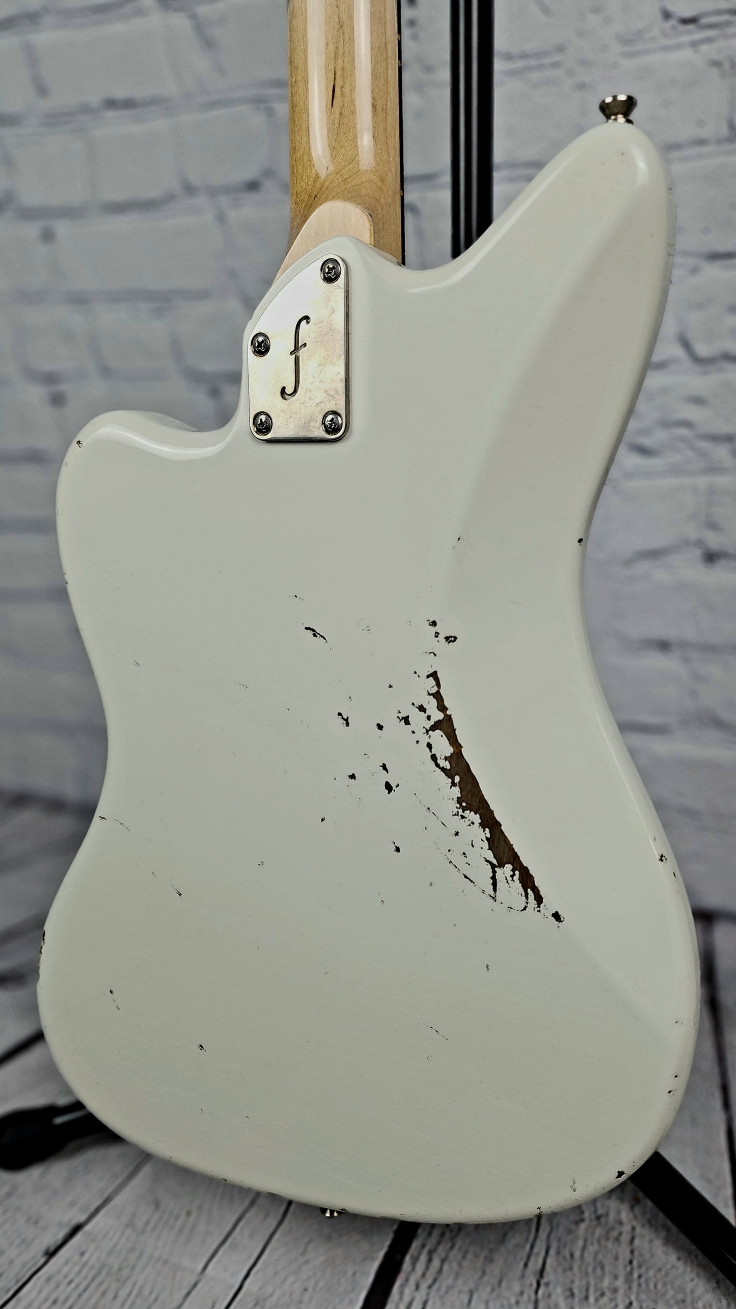 Fano Guitars JM6 Oltre 6 String Electric Guitar RW Lollar P90 Med. Relic Olympic White