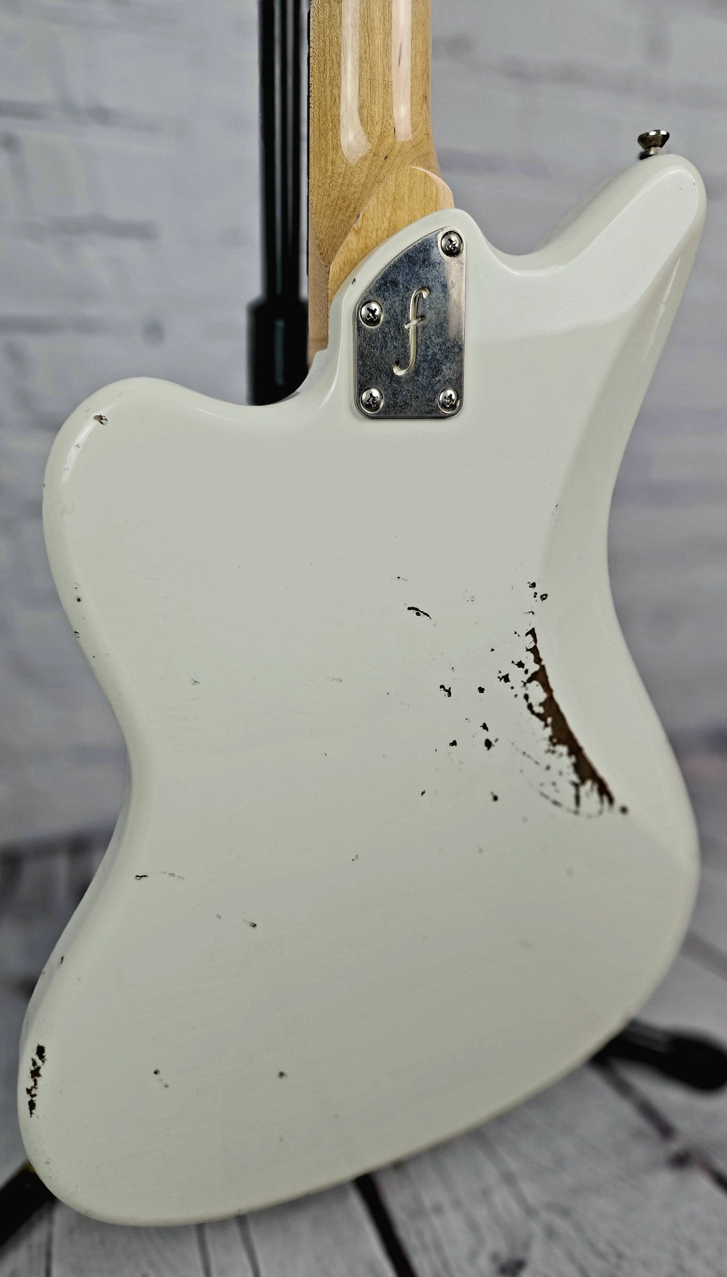Fano Guitars JM6 Oltre 6 String Electric Guitar RW Lollar P90 Med. Relic Olympic White