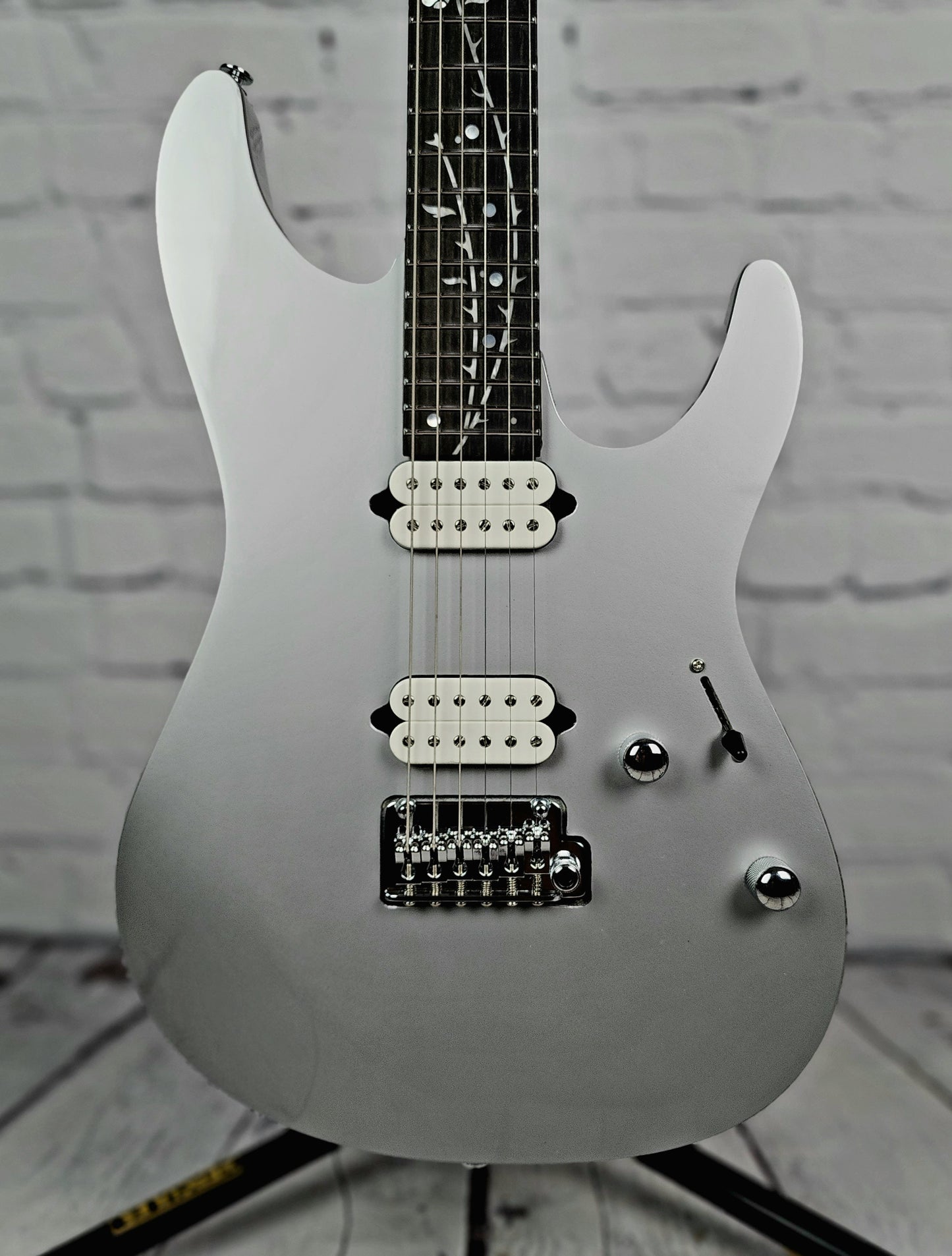 Ibanez Premium TOD10 Tim Henson Signature Electric Guitar Classic Silver