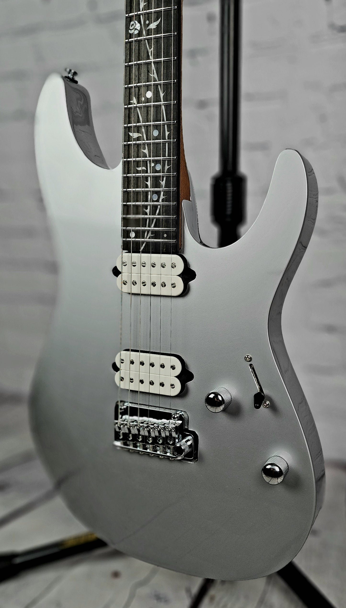 Ibanez Premium TOD10 Tim Henson Signature Electric Guitar Classic Silver