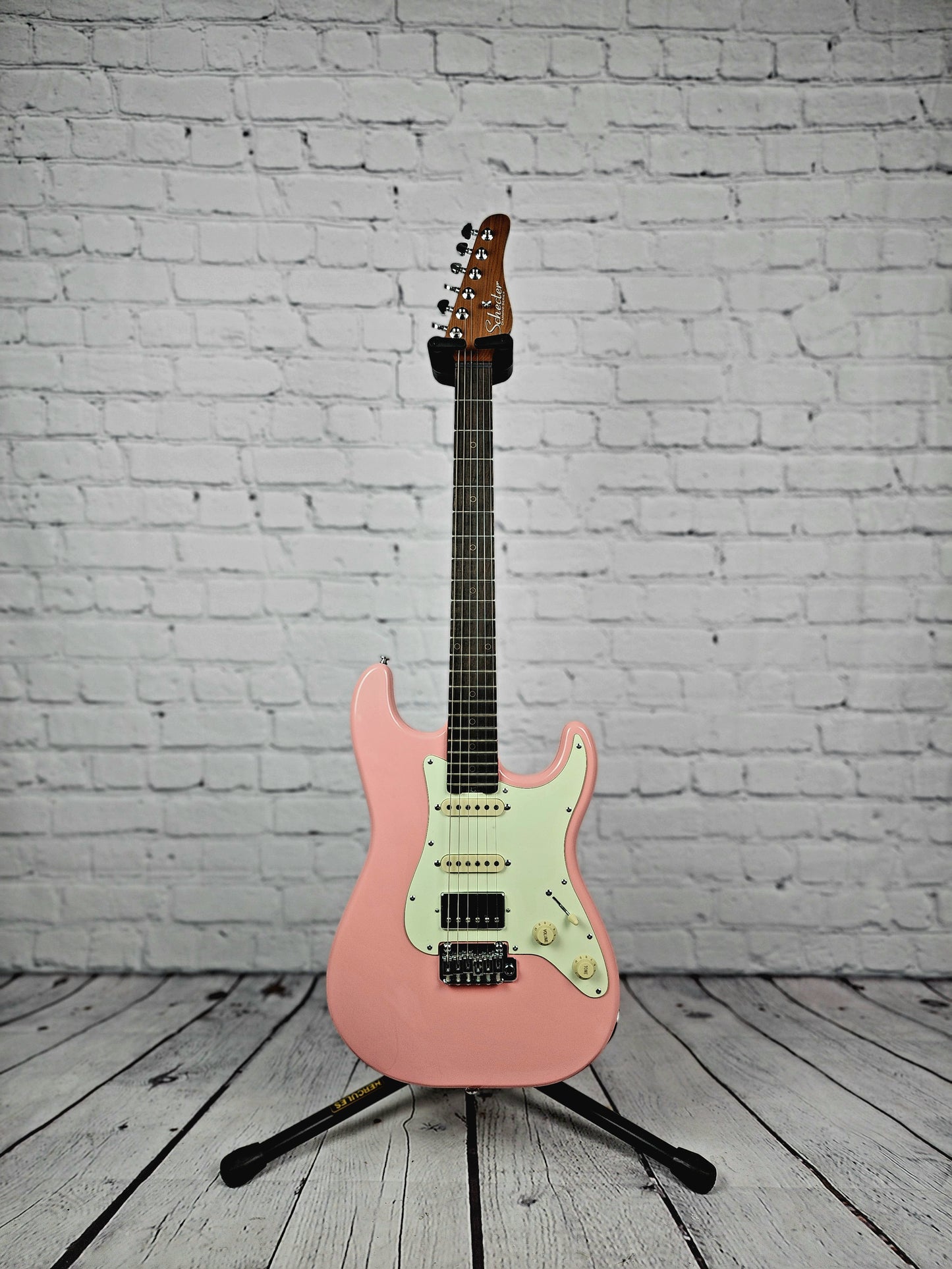 Schecter Guitars Nick Johnston Traditional HSS Electric Guitar Atomic Coral
