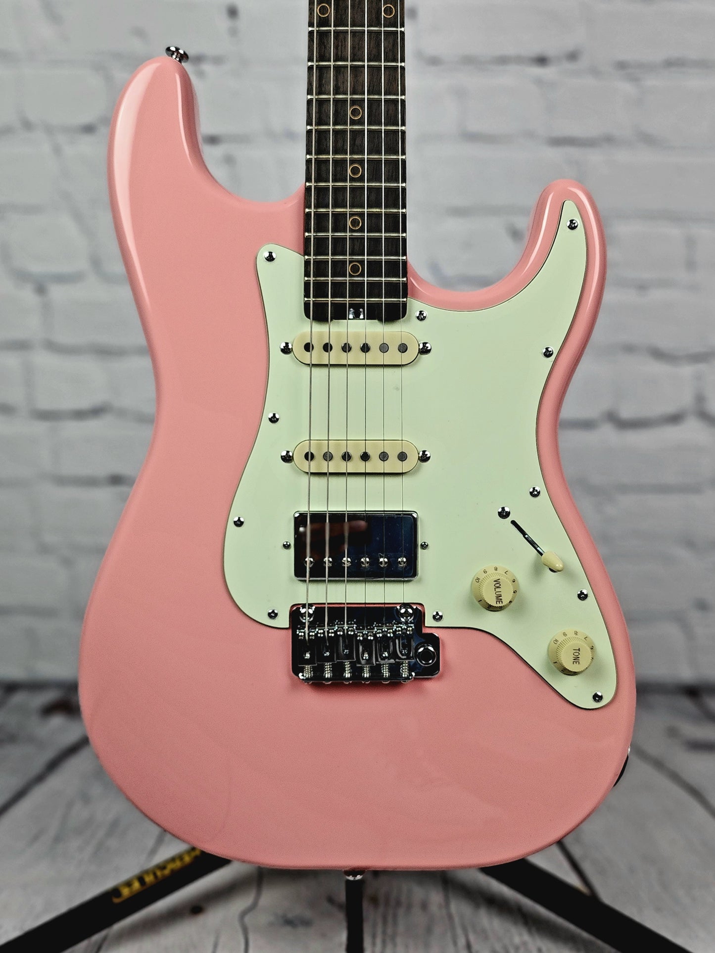 Schecter Guitars Nick Johnston Traditional HSS Electric Guitar Atomic Coral