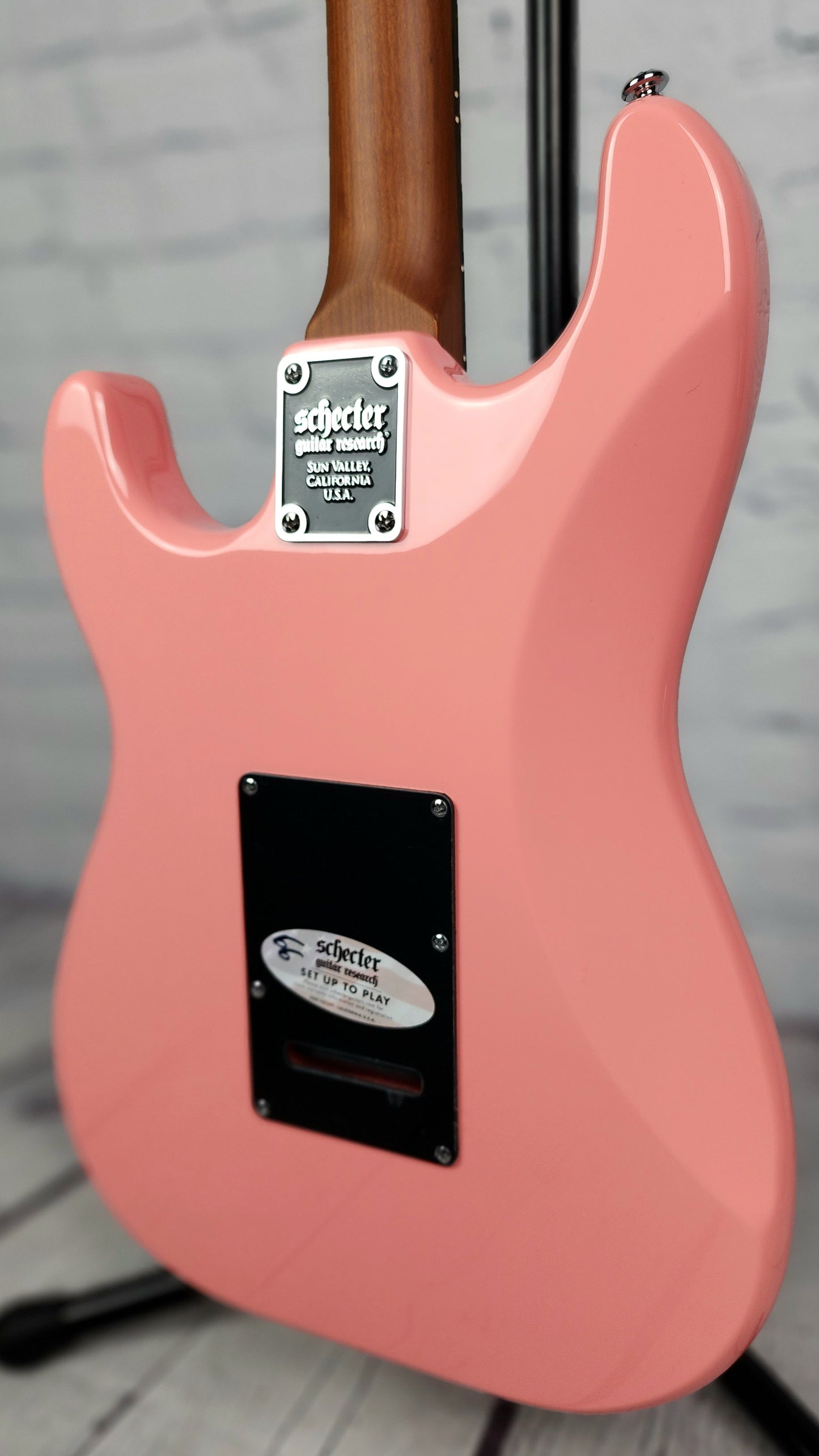 Schecter Guitars Nick Johnston Traditional HSS Electric Guitar Atomic Coral