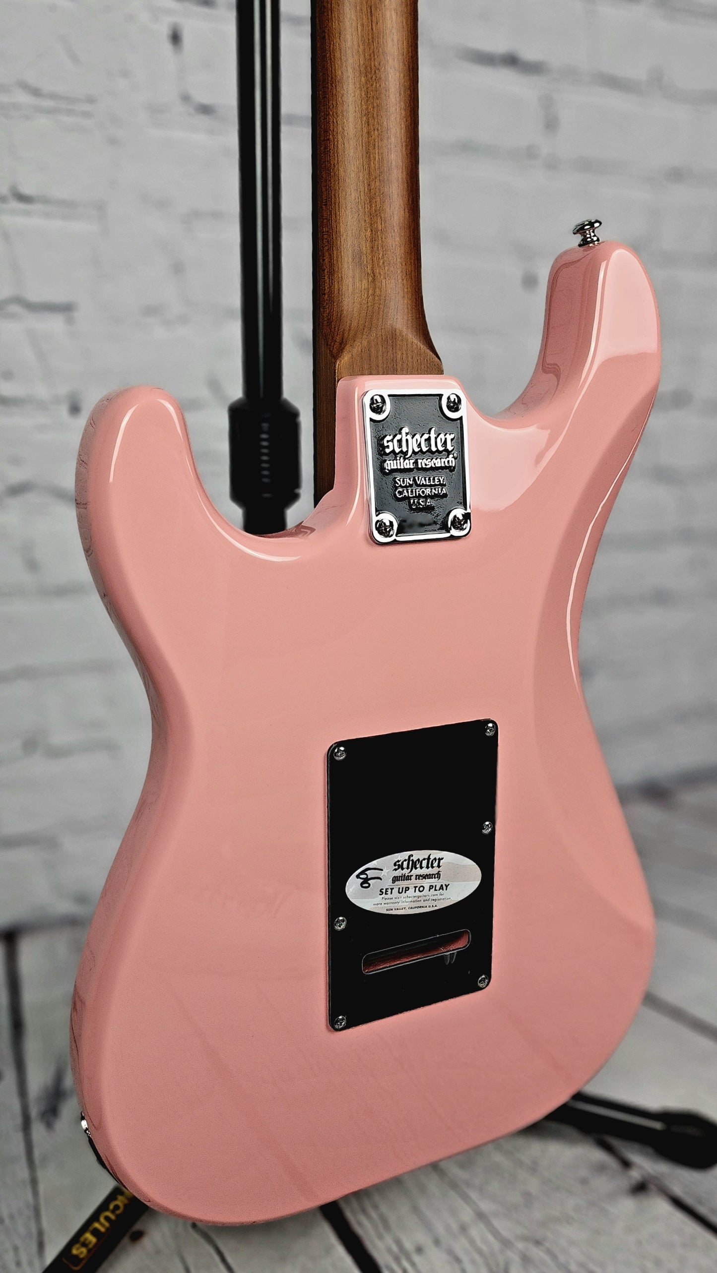 Schecter Guitars Nick Johnston Traditional HSS Electric Guitar Atomic Coral