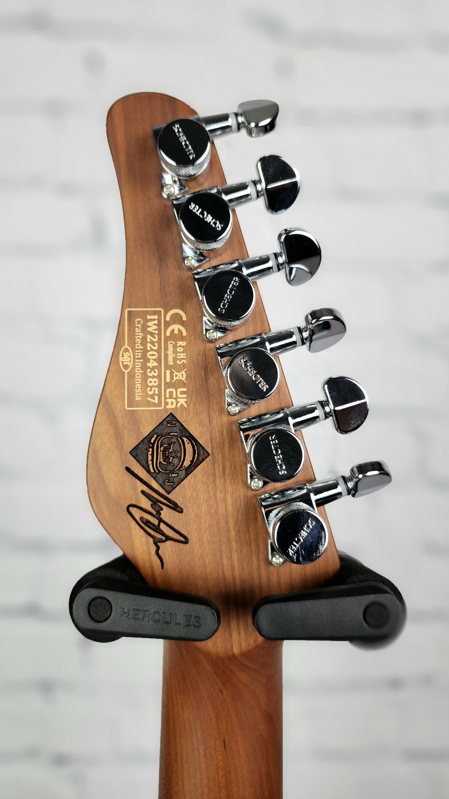 Schecter Guitars Nick Johnston Traditional HSS Electric Guitar Atomic Coral