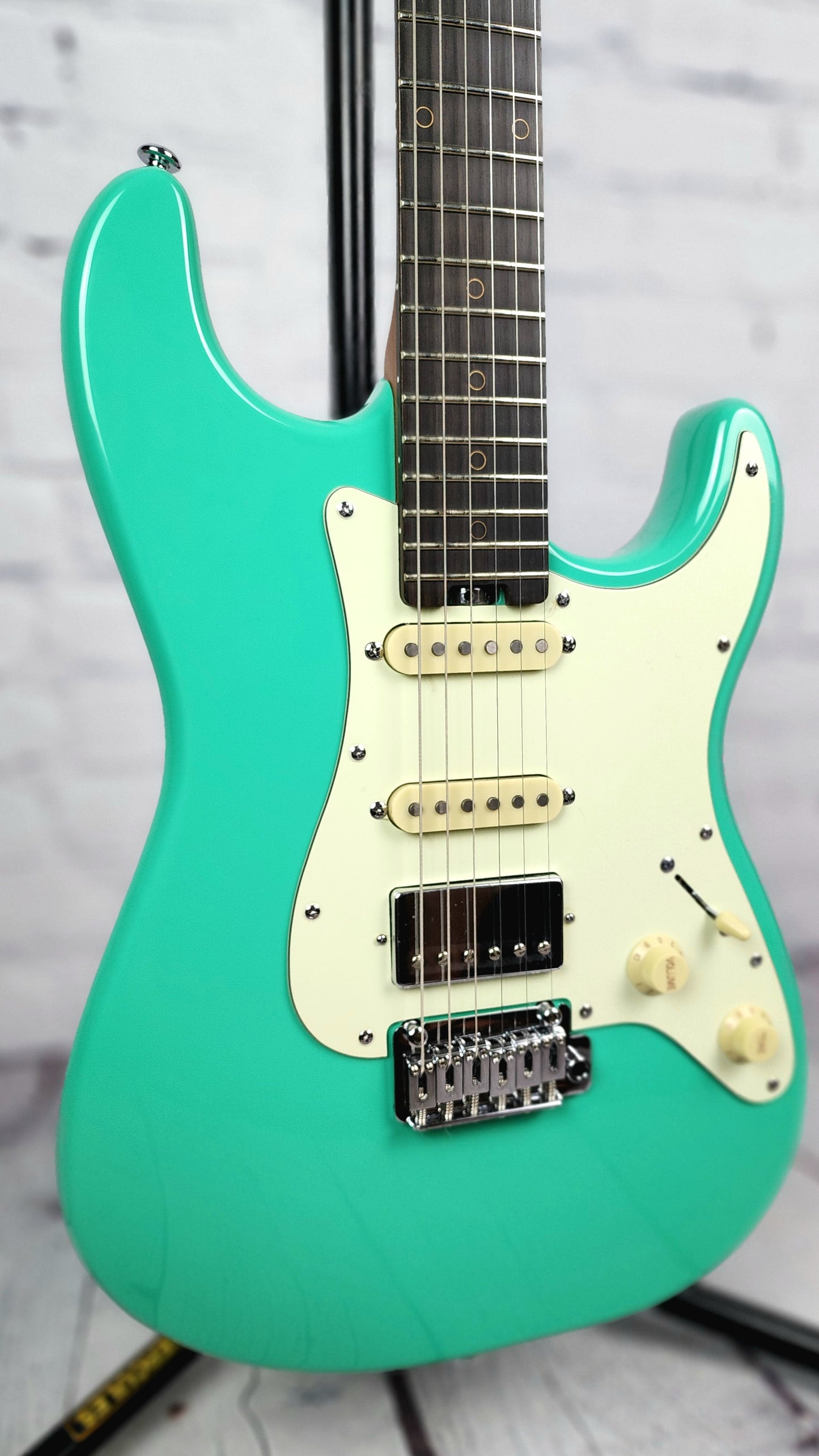 Schecter Guitars Nick Johnston Traditional HSS Electric Guitar Atomic Green