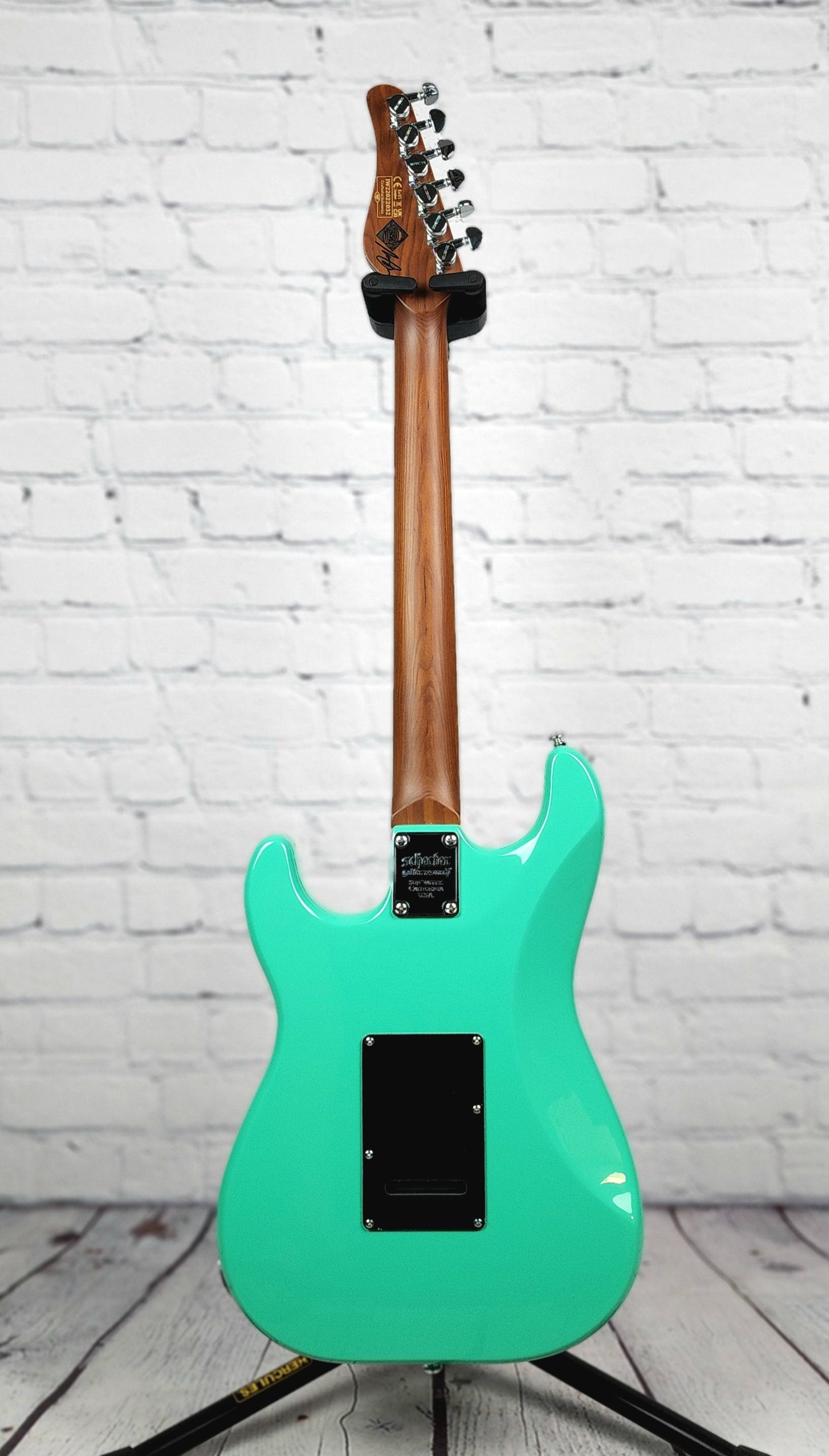 Schecter Guitars Nick Johnston Traditional HSS Electric Guitar Atomic Green