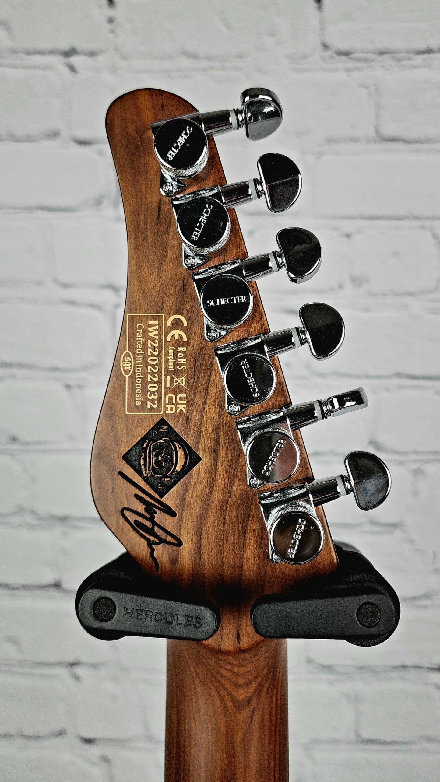 Schecter Guitars Nick Johnston Traditional HSS Electric Guitar Atomic Green