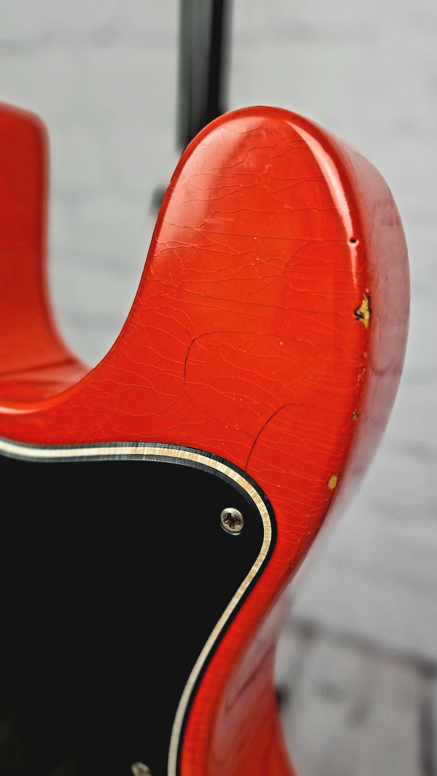 USED 1974 Fender Telecaster Deluxe Electric Guitar Refinish Fiesta Red