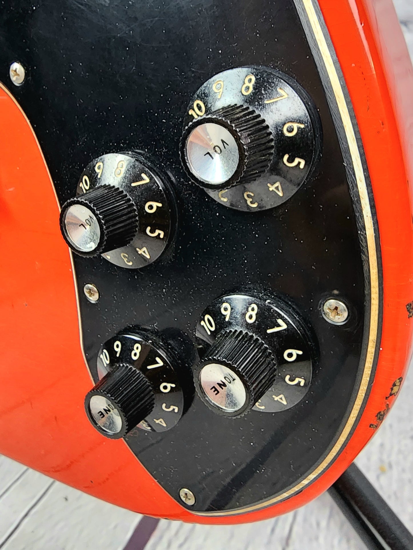 USED 1974 Fender Telecaster Deluxe Electric Guitar Refinish Fiesta Red