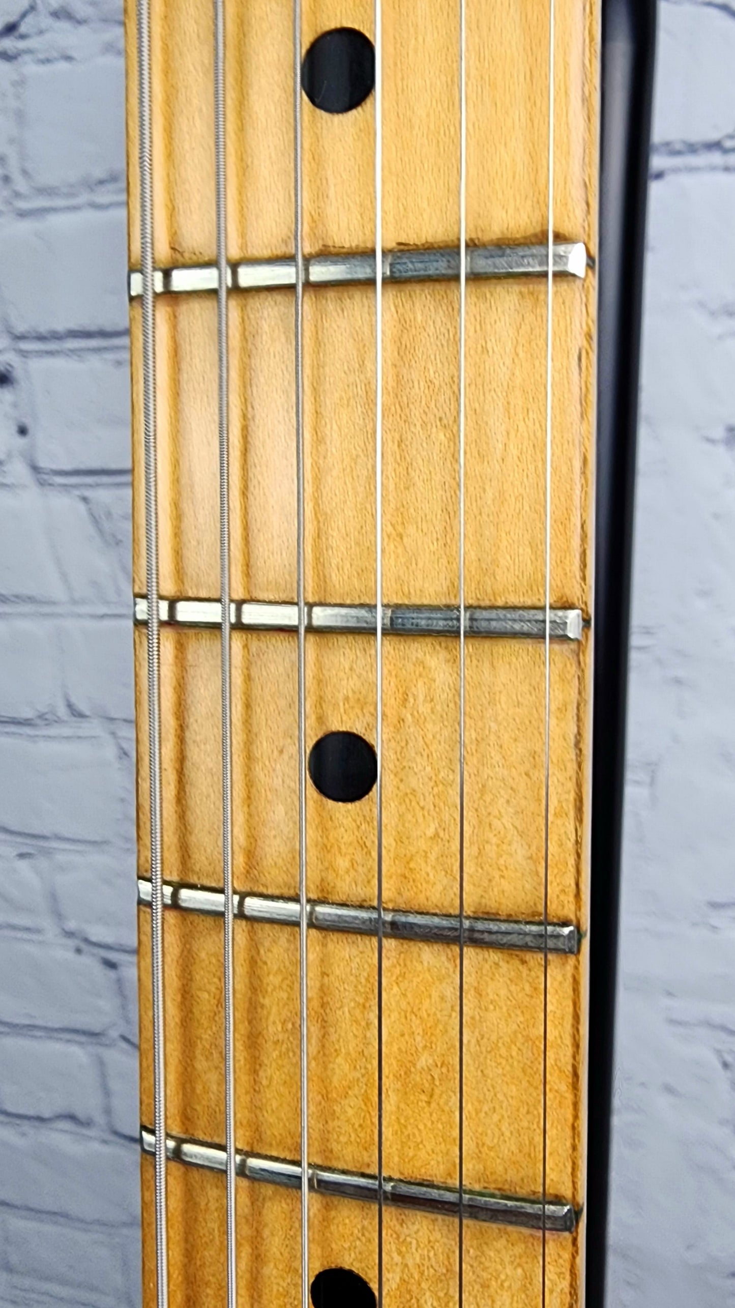 USED 1974 Fender Telecaster Deluxe Electric Guitar Refinish Fiesta Red