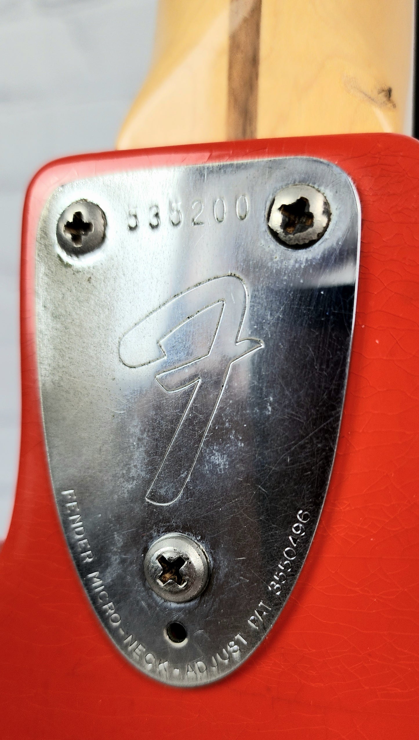 USED 1974 Fender Telecaster Deluxe Electric Guitar Refinish Fiesta Red