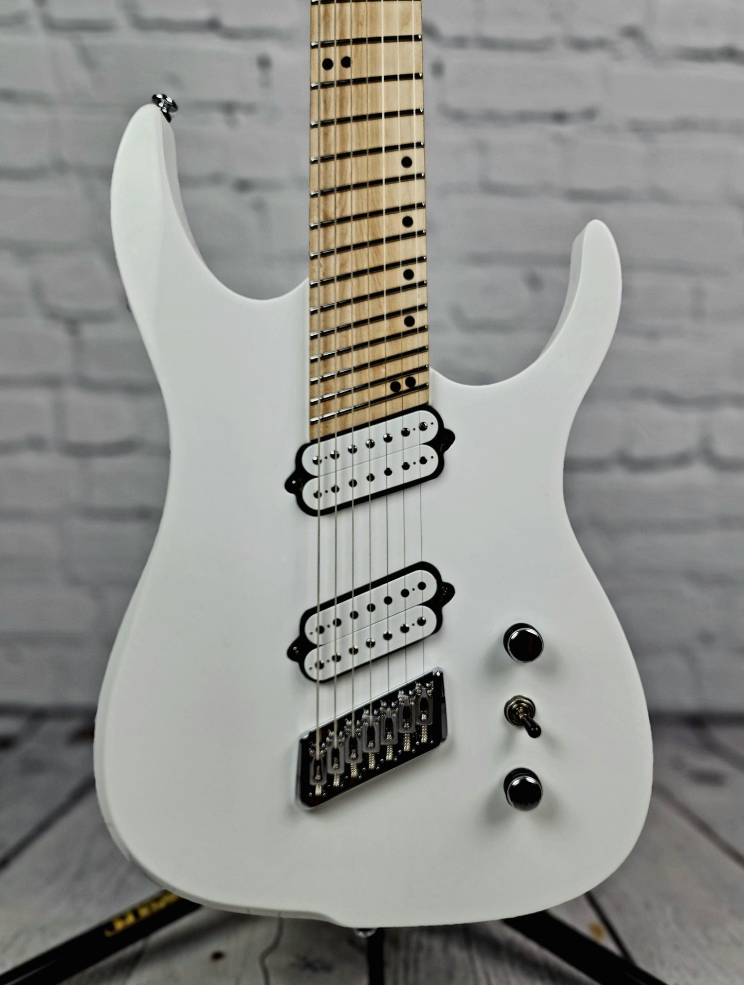 Ormsby Guitars Hype GTR 7 String Electric Guitar Multiscale Ermine White RUN 16