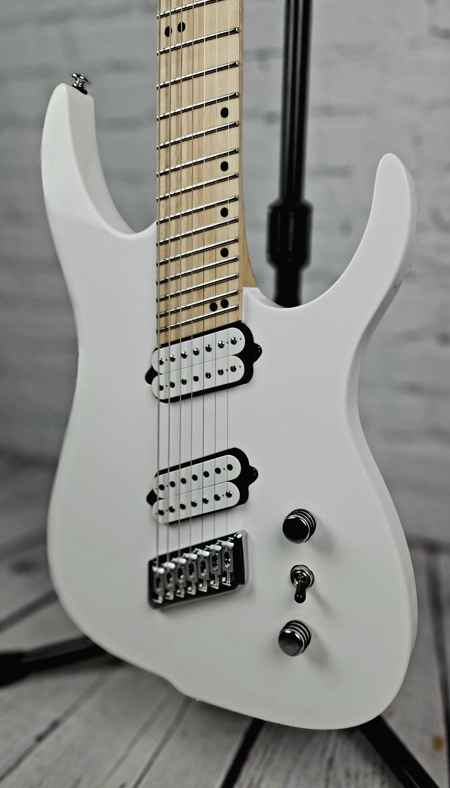 Ormsby Guitars Hype GTR 7 String Electric Guitar Multiscale Ermine White RUN 16