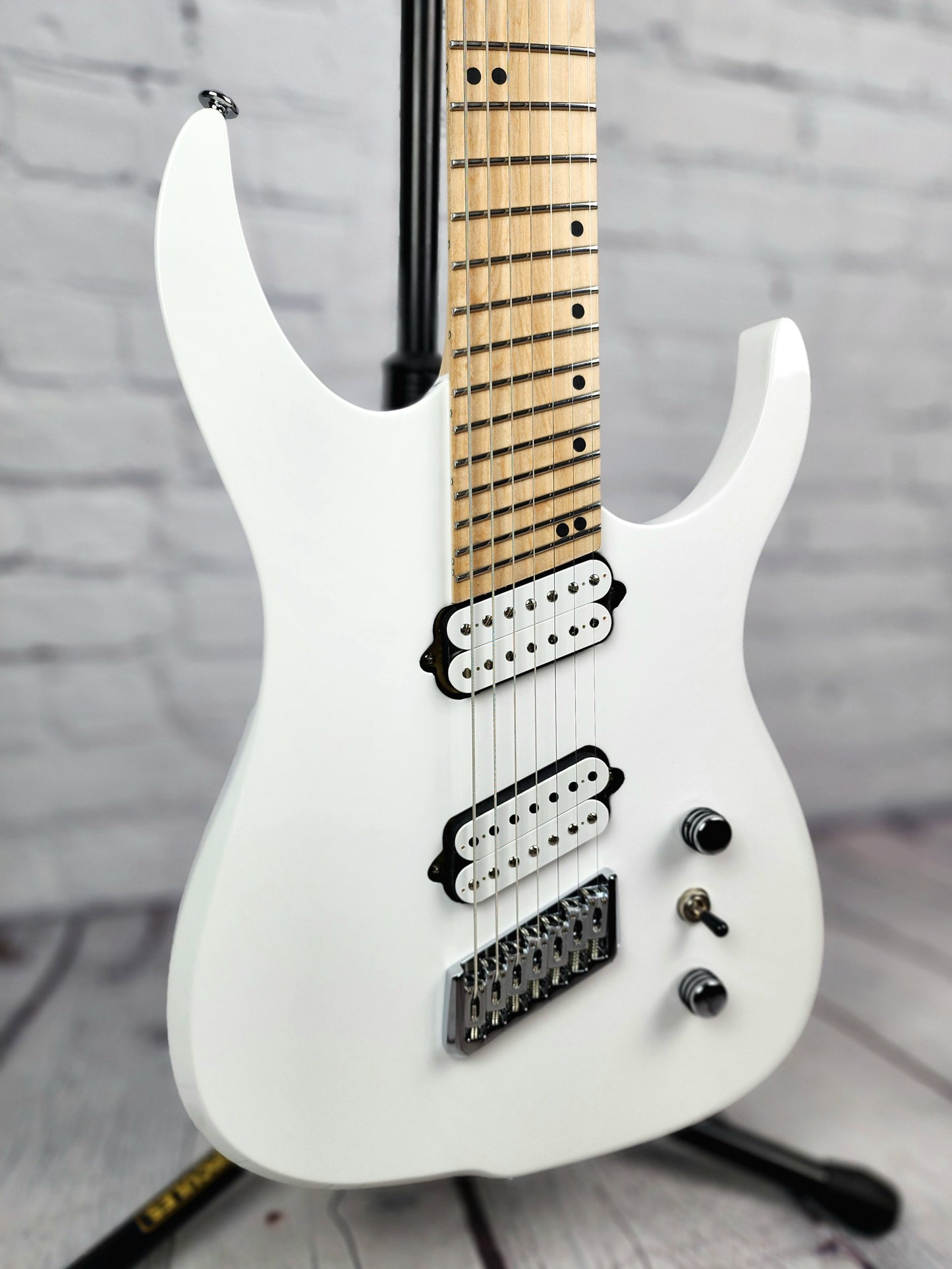 Ormsby Guitars Hype GTR 7 String Electric Guitar Multiscale Ermine White RUN 16