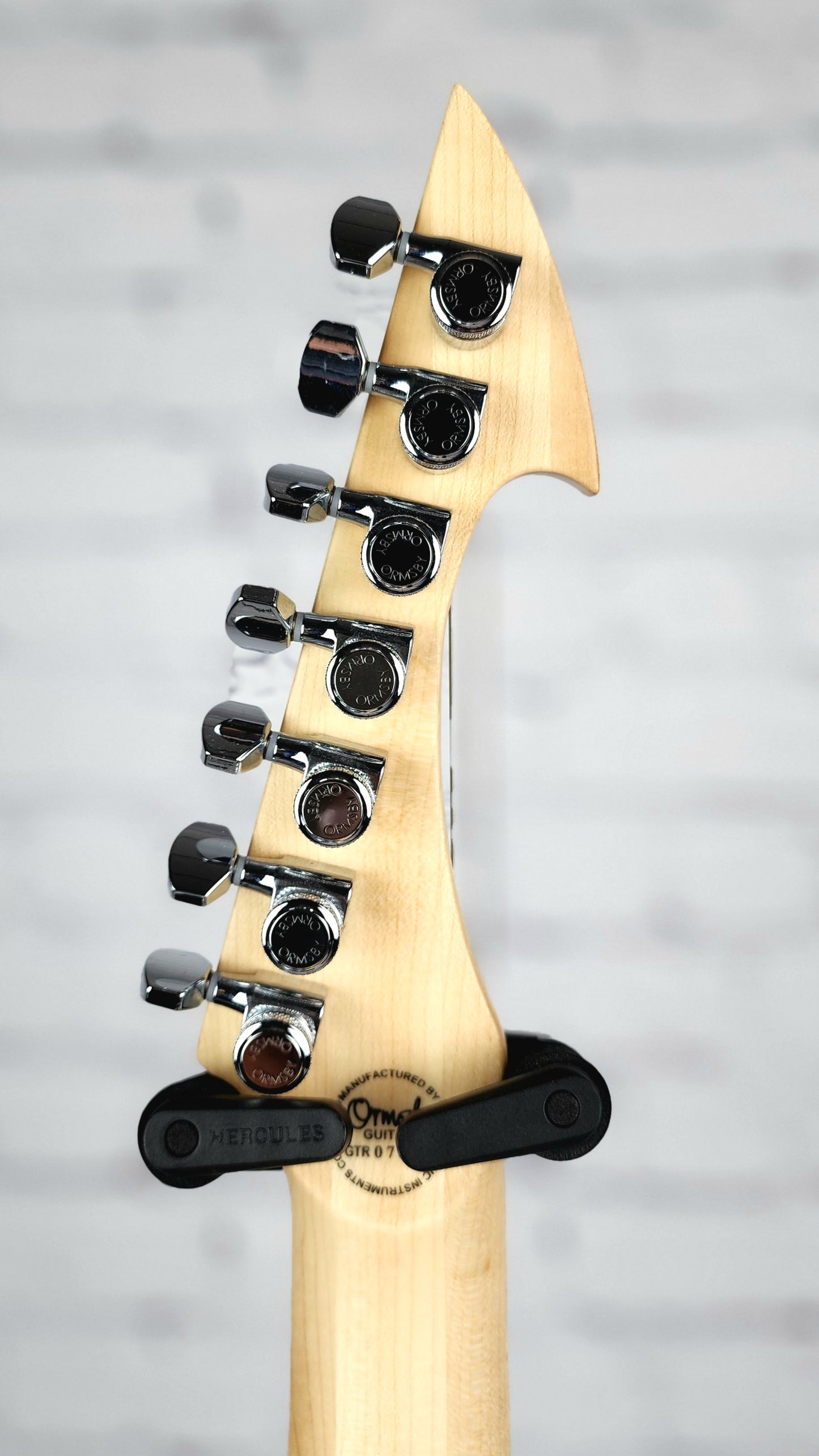 Ormsby Guitars Hype GTR 7 String Electric Guitar Multiscale Ermine White RUN 16