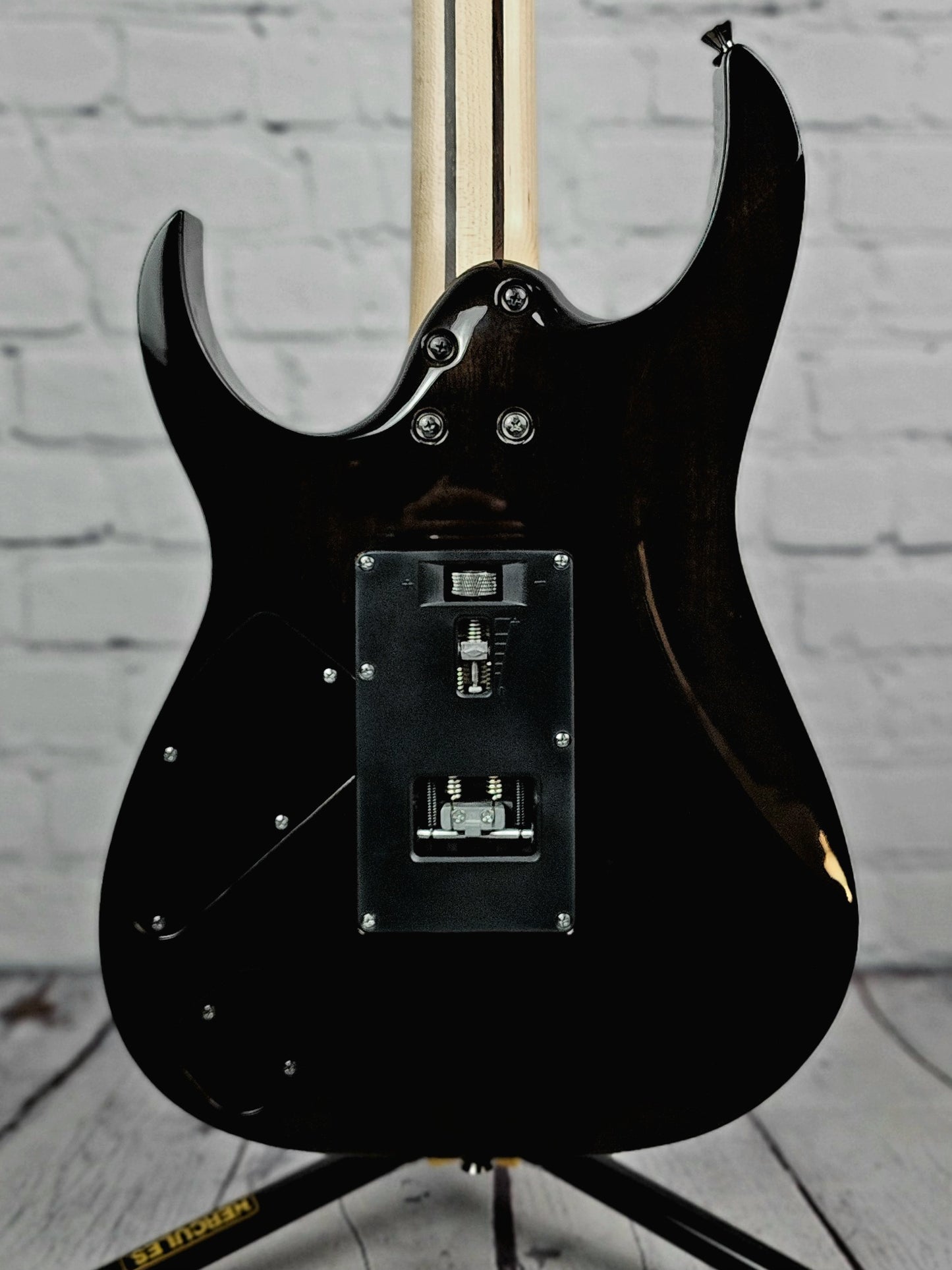 USED Ibanez J Custom RG8570Z BRE 6 String Electric Guitar Black Rutile